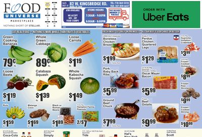Food Universe (82 W. Kingsbridge Rd., Bronx, NY) Weekly Ad October 2 - 8, 2026