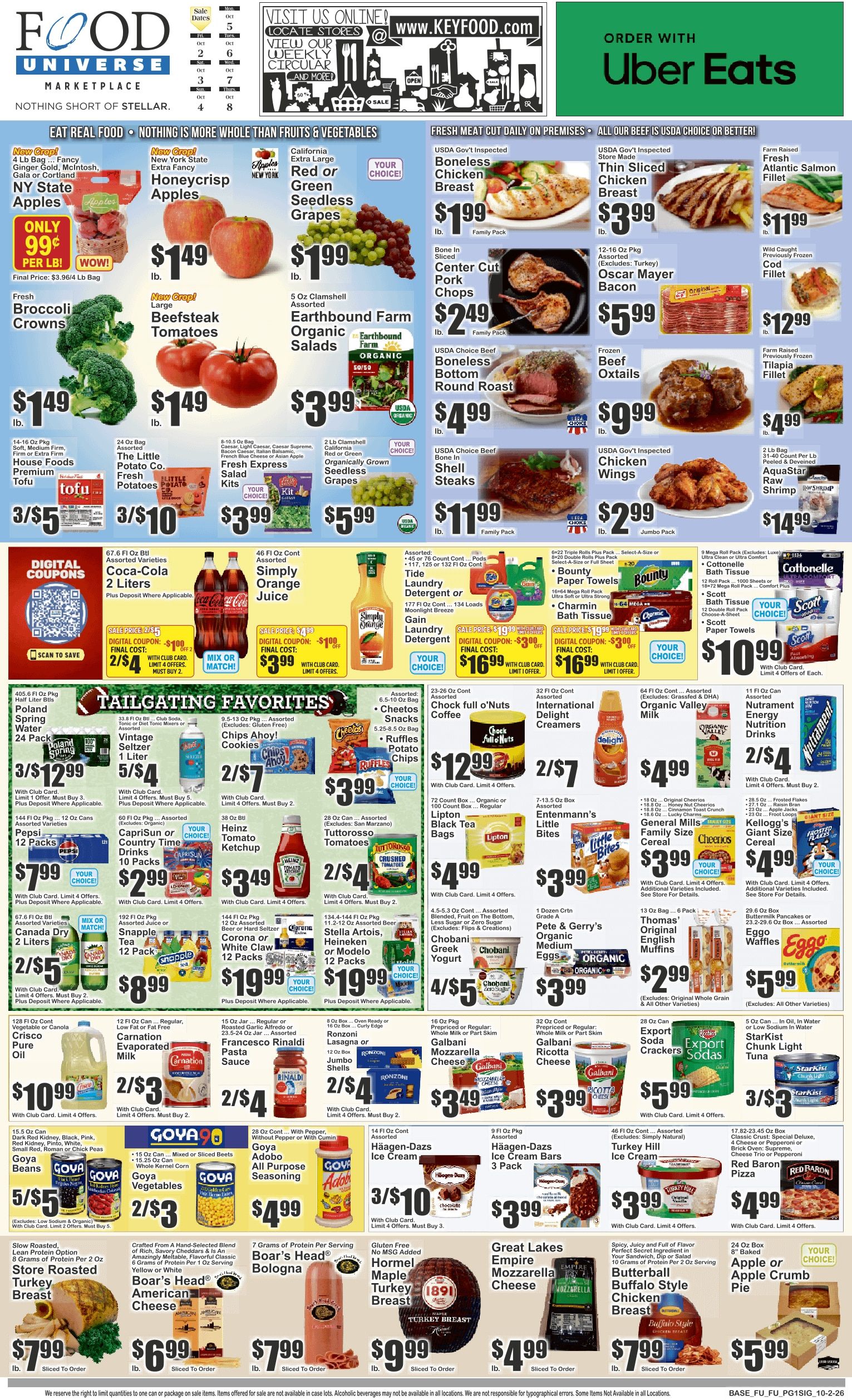 Food Universe (Forest Hills, NY) Weekly Ad October 2 - 8, 2026
