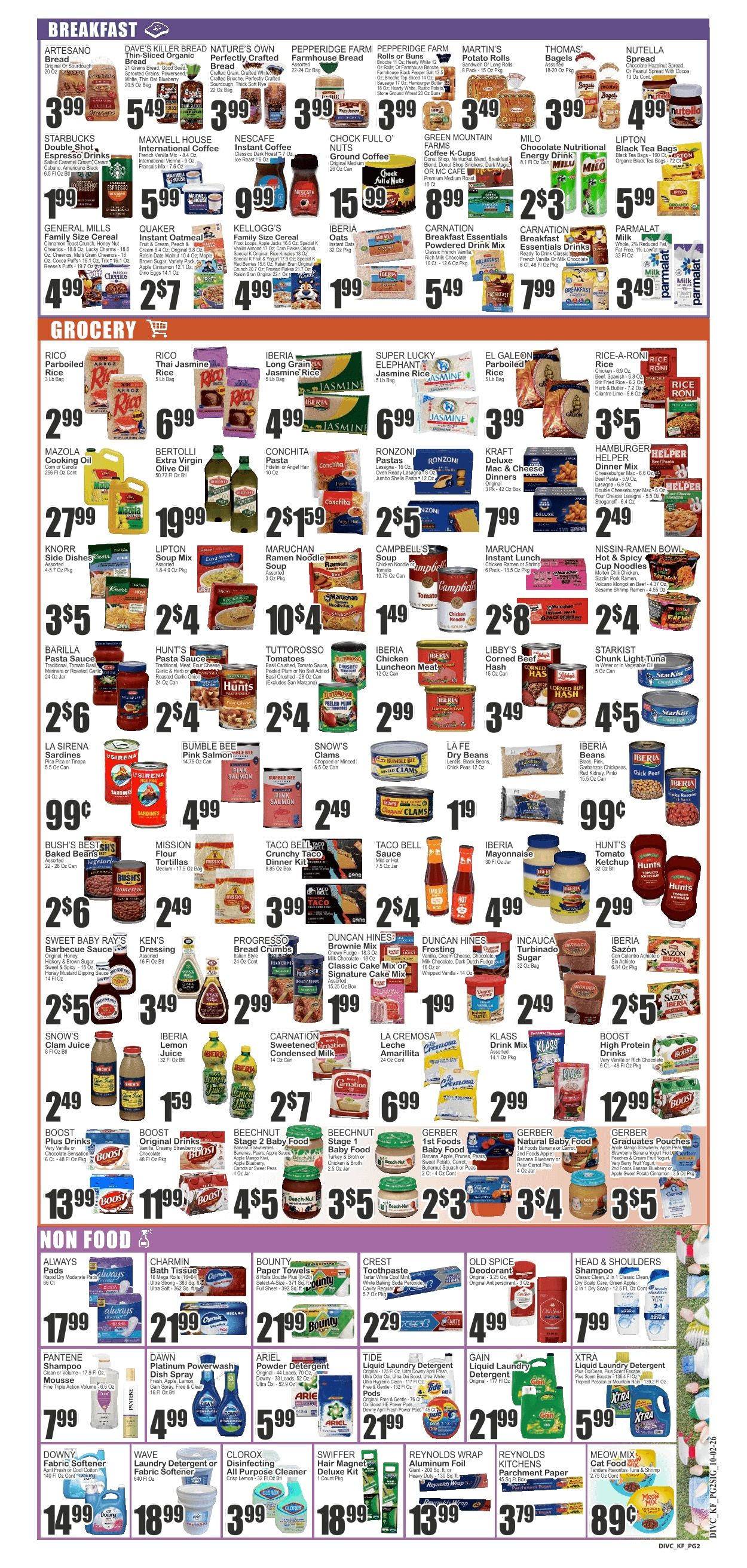 Food Universe (Lakeland, FL) Weekly Ad October 2 - 8, 2026