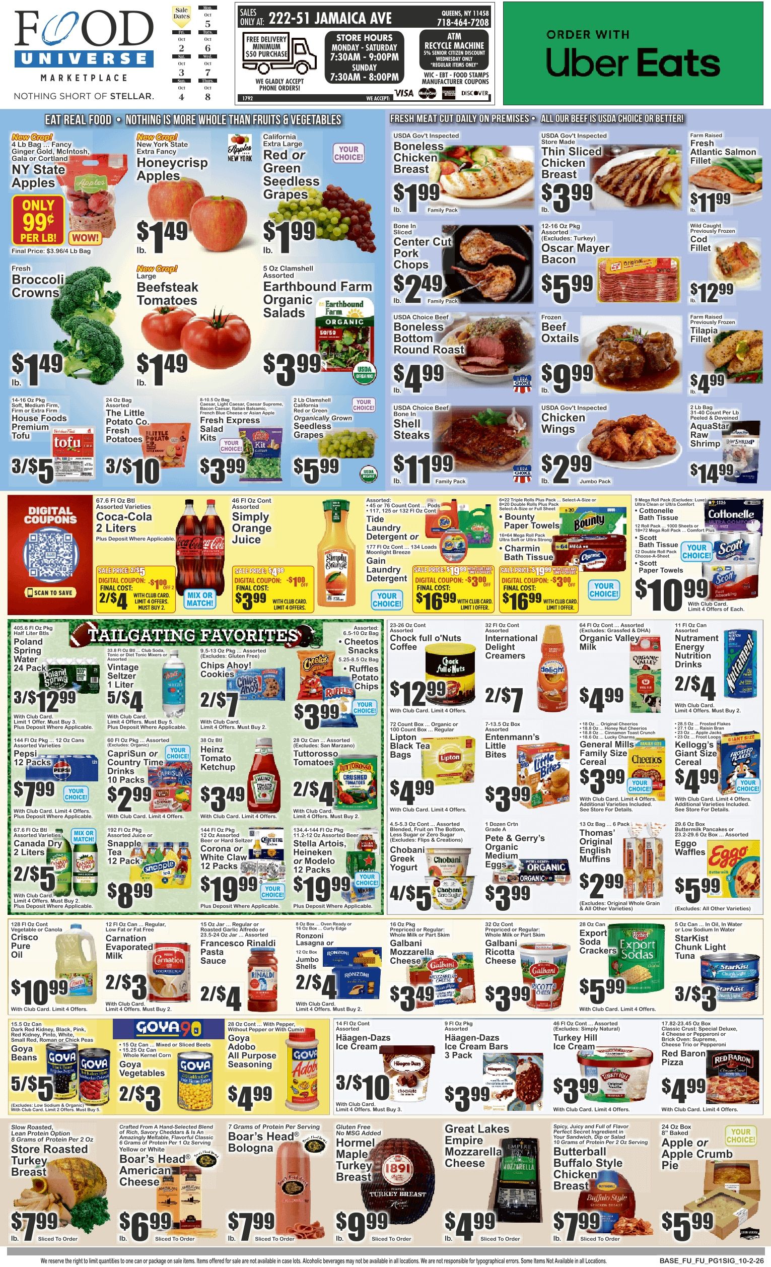 Food Universe (Queens Village, NY) Weekly Ad October 2 - 8, 2026
