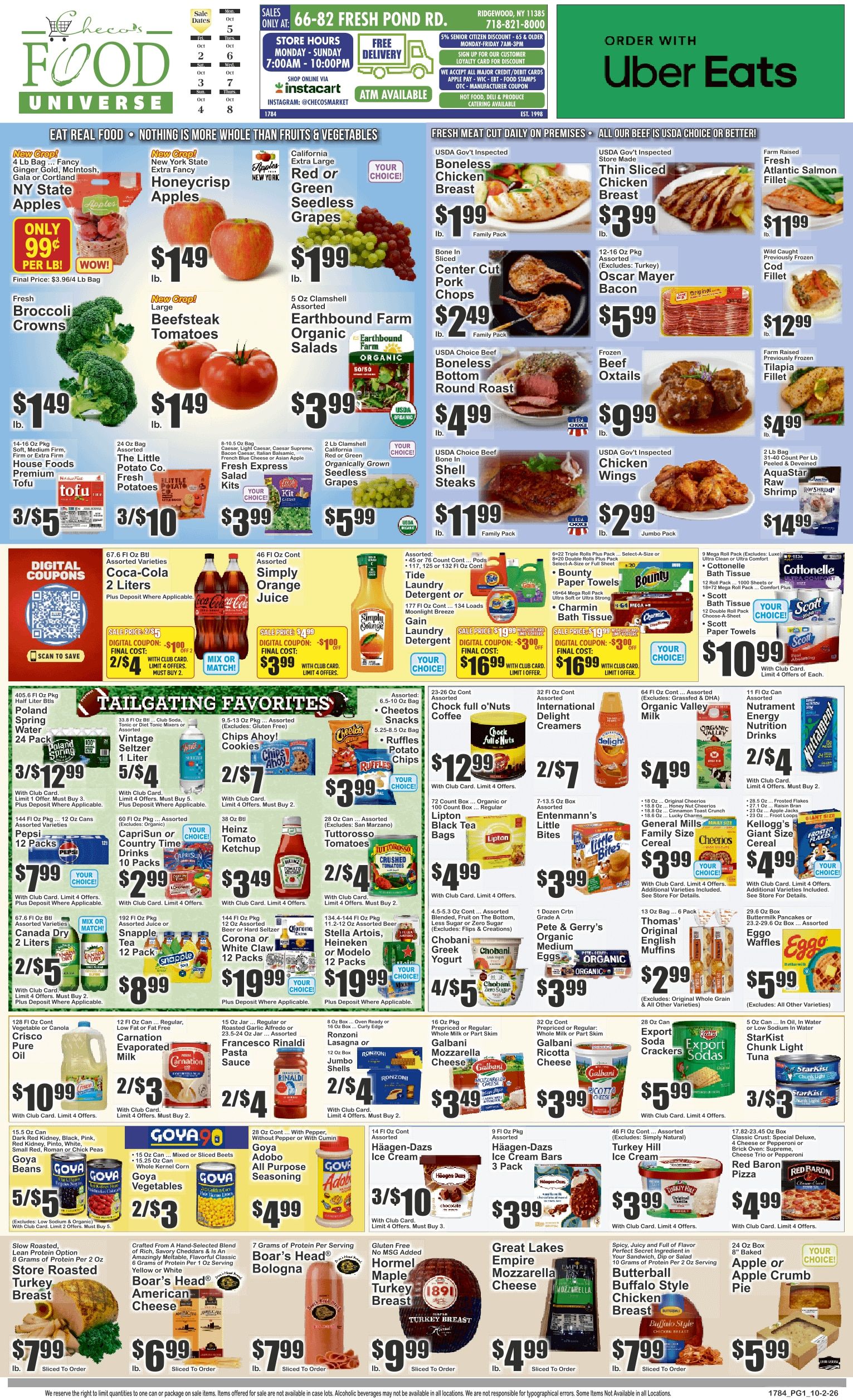 Food Universe (Ridgewood, NY) Weekly Ad October 2 - 8, 2026