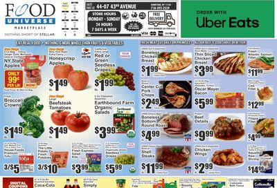 Food Universe (Sunnyside, NY) Weekly Ad October 2 - 8, 2026
