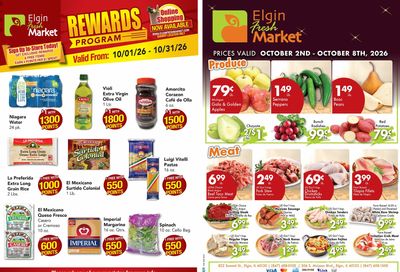 Elgin Fresh Market Weekly Ad October 2 - 8, 2026