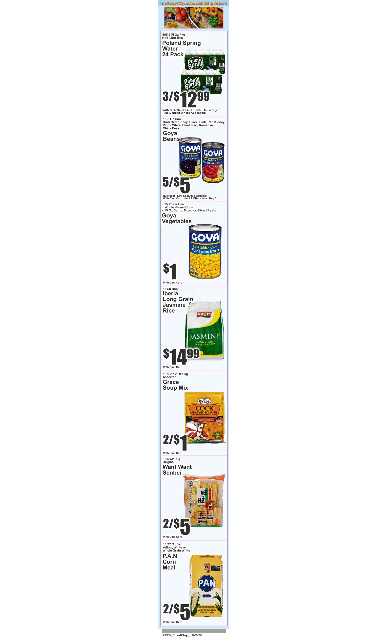 Golden Mango (2300 Randall Avenue, Bronx, NY) Key Food Weekly Ad October 2 - 8, 2026