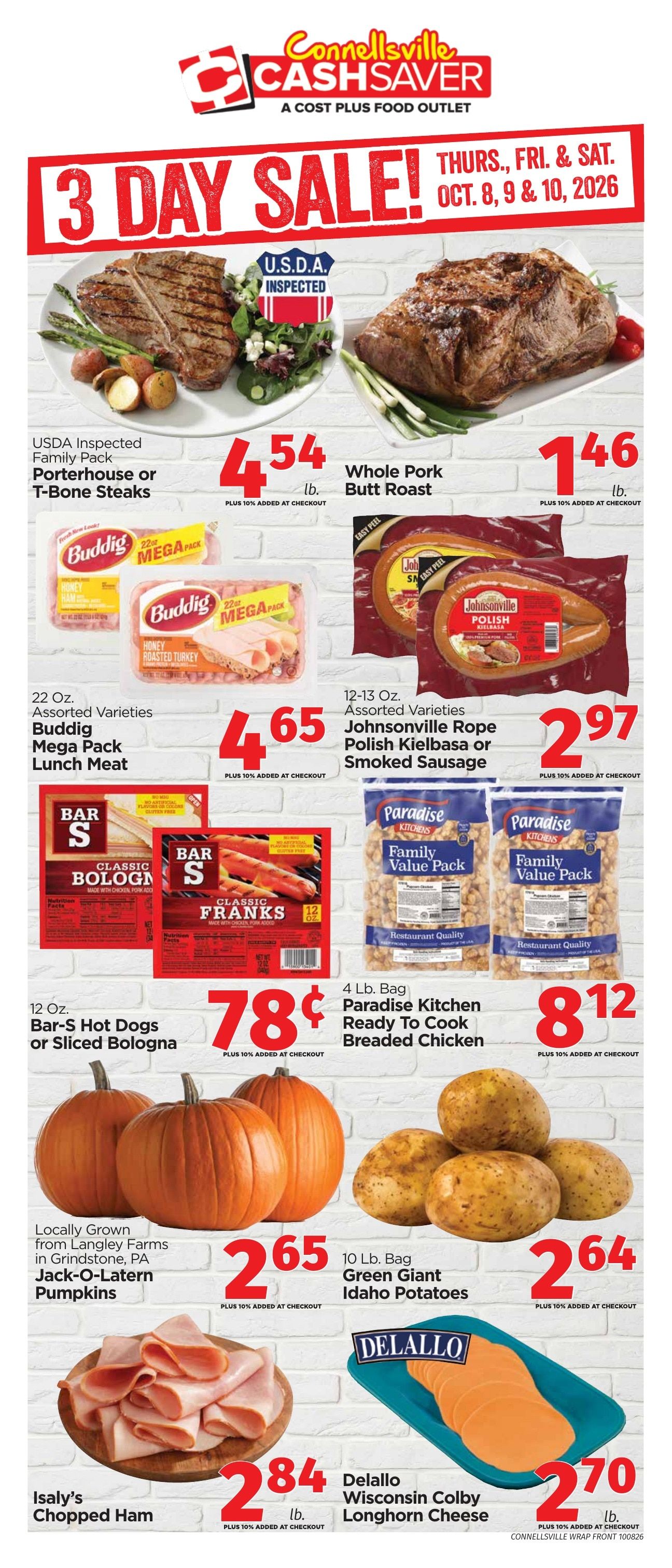 Cash Saver Connellsville Weekly Ad October 8 - 14, 2026