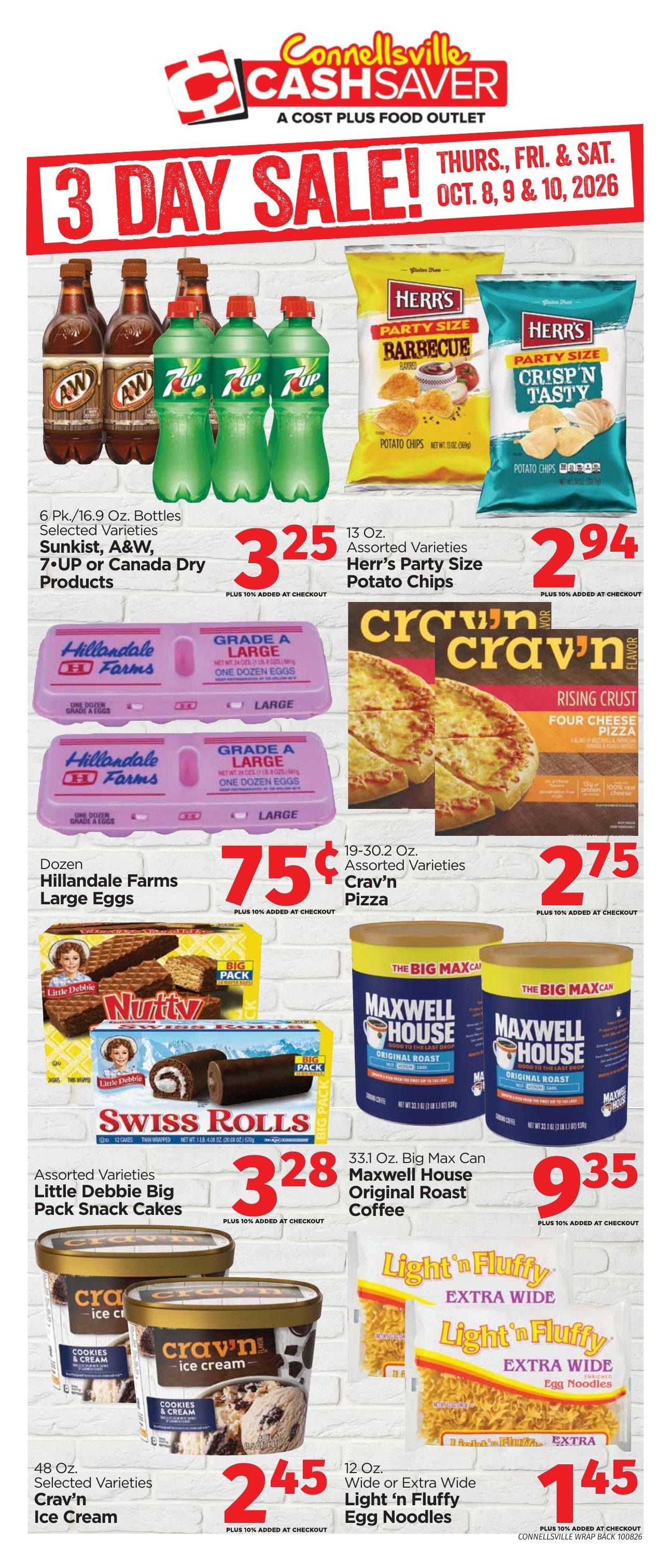 Cash Saver Connellsville Weekly Ad October 8 - 14, 2026