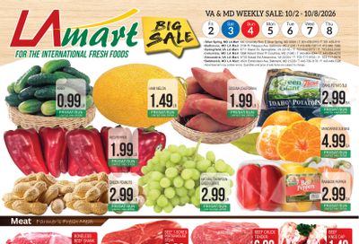 LA Mart English Weekly Ad October 2 - 8, 2026