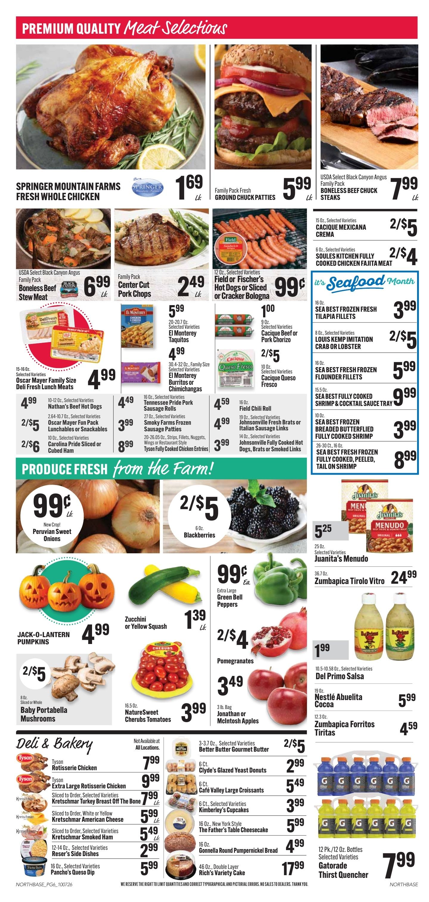 Big Chimney Supermarket Weekly Ad October 7 - 13, 2026