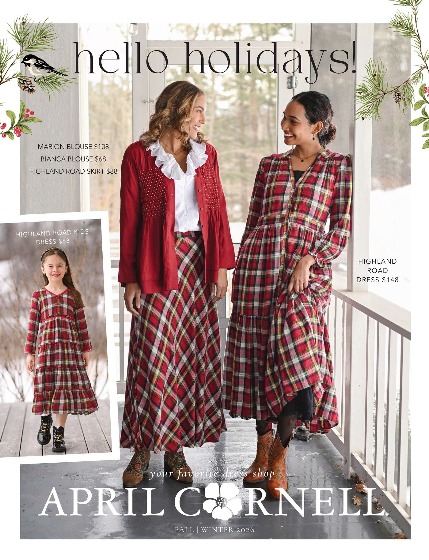 April Cornell Fall Winter Catalog Weekly Ad October 2, 2026 - January 31, 2027