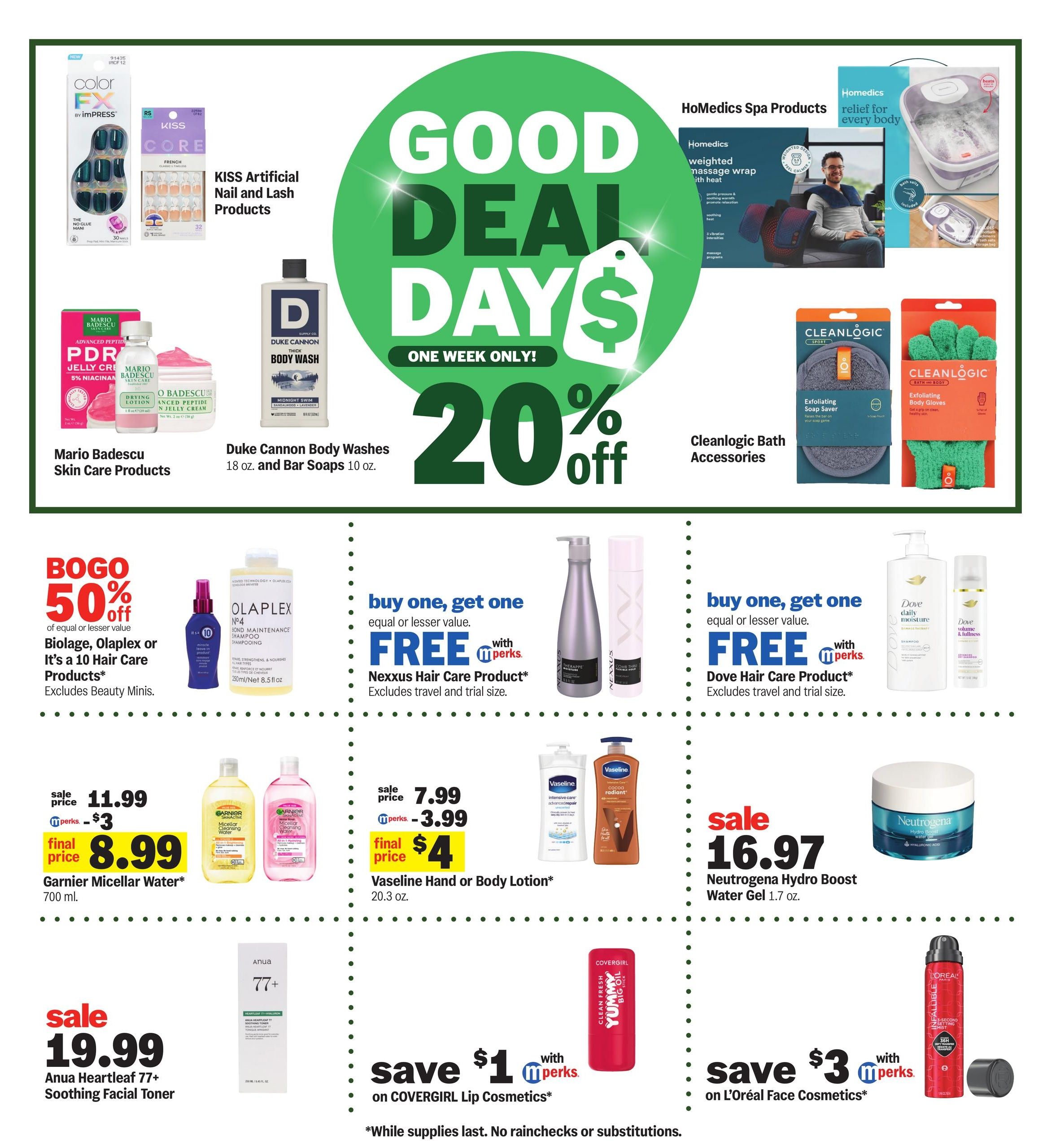 Meijer (Chicago Area, IL) good deal days. one week only! Weekly Ad October 7 - 13, 2026