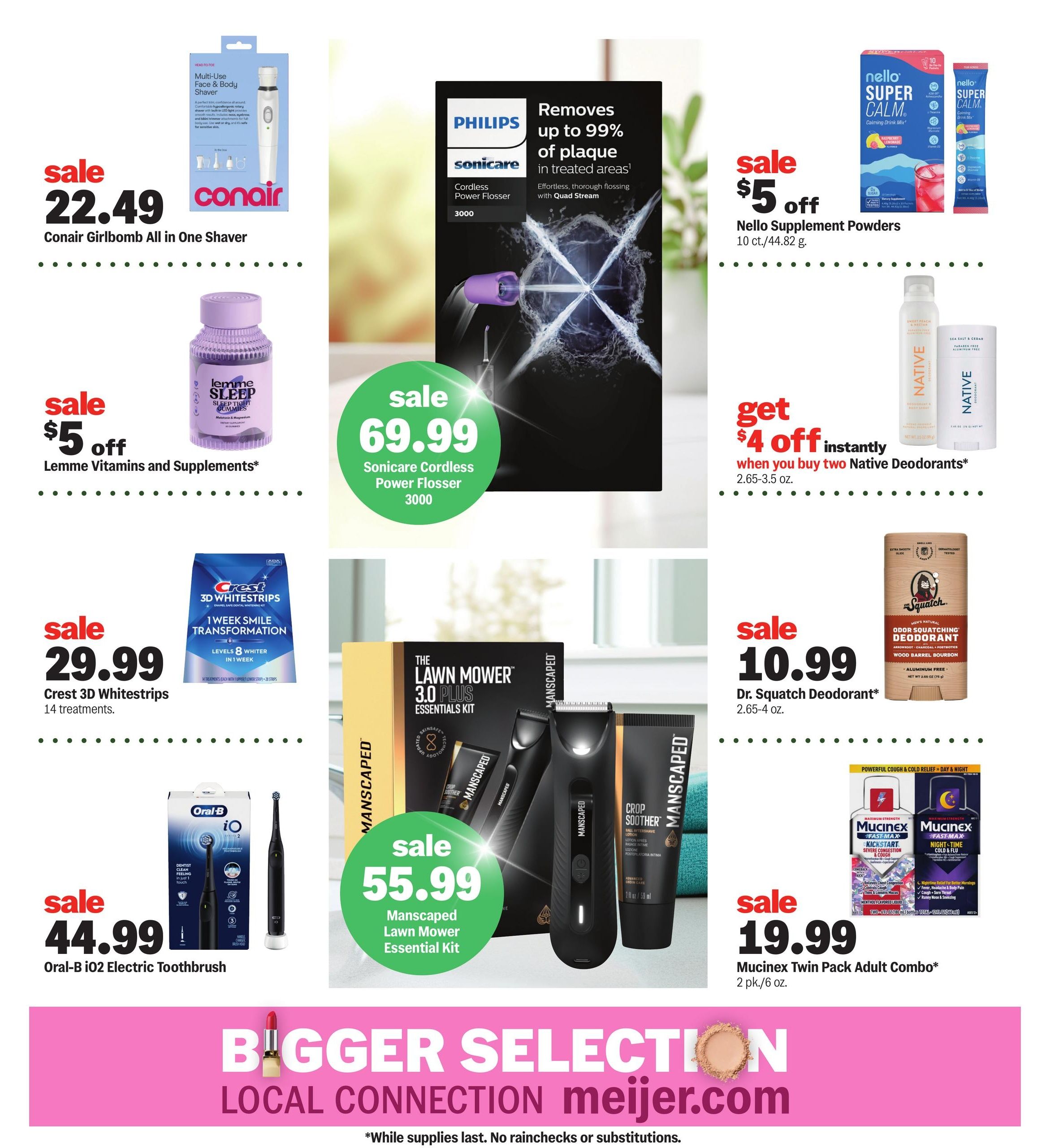 Meijer (Chicago Area, IL) good deal days. one week only! Weekly Ad October 7 - 13, 2026