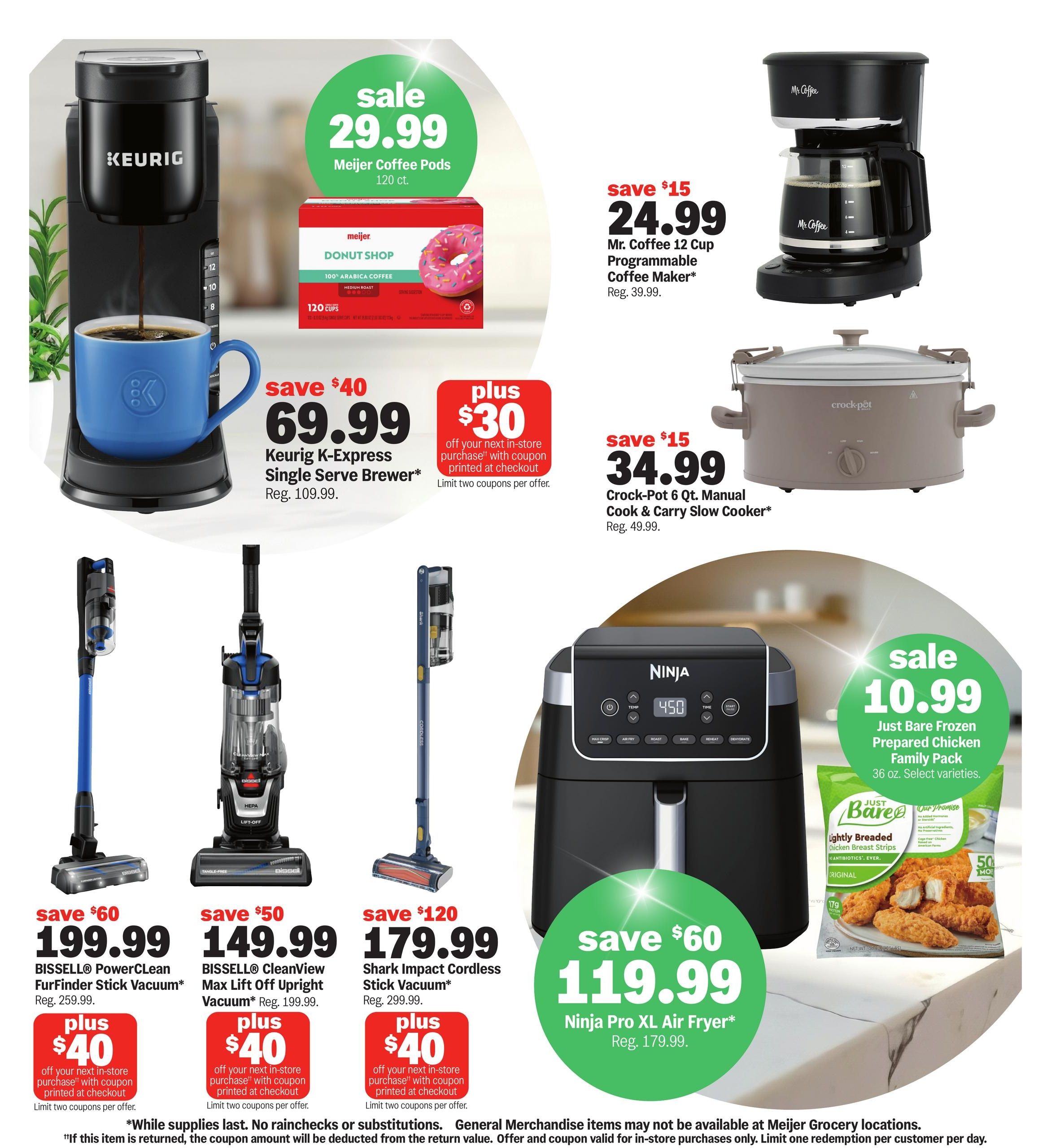 Meijer (Chicago Area, IL) good deal days. one week only! Weekly Ad October 7 - 13, 2026