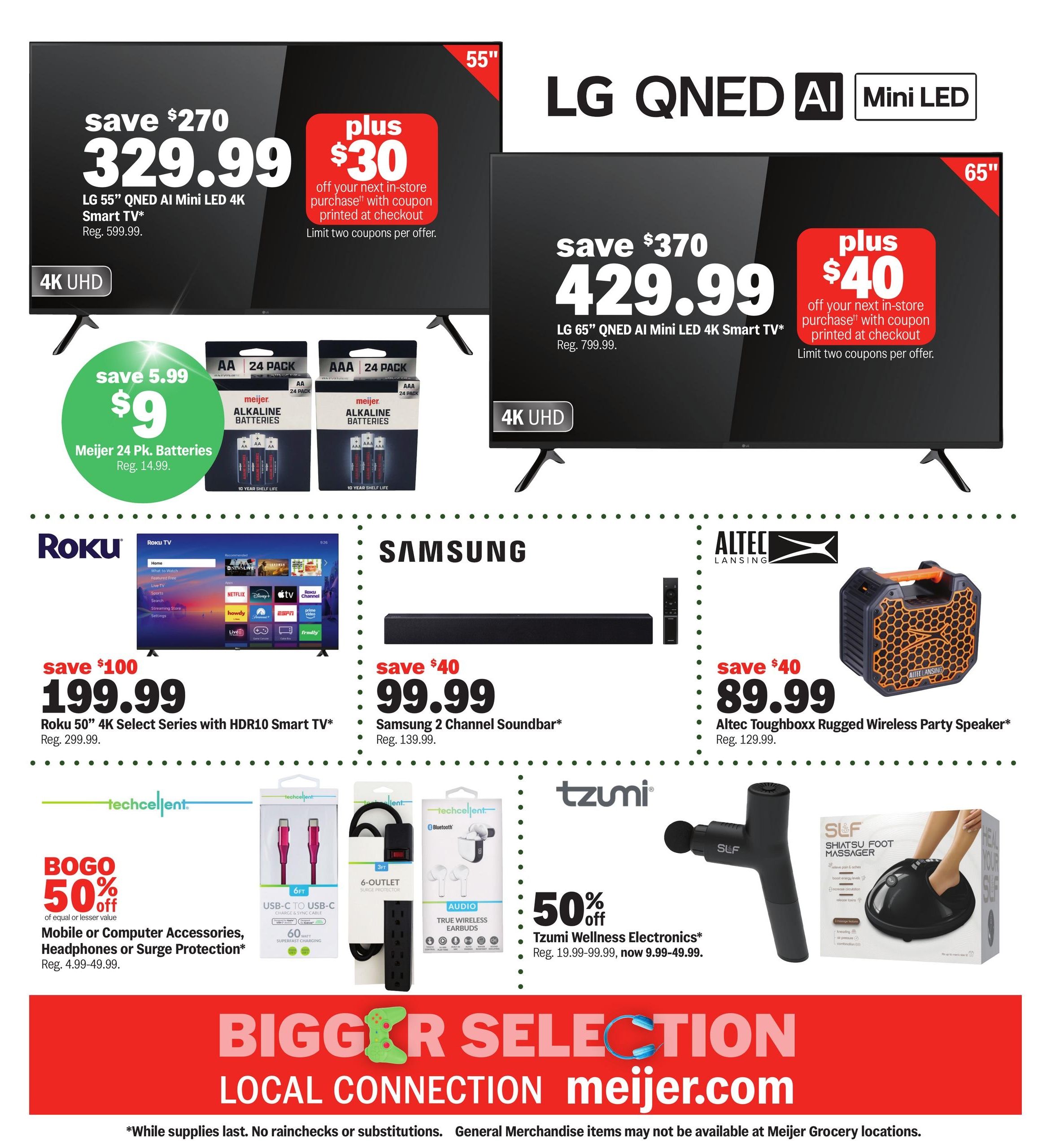 Meijer (Carmel Area, IN) good deal days. one week only! Weekly Ad October 7 - 13, 2026