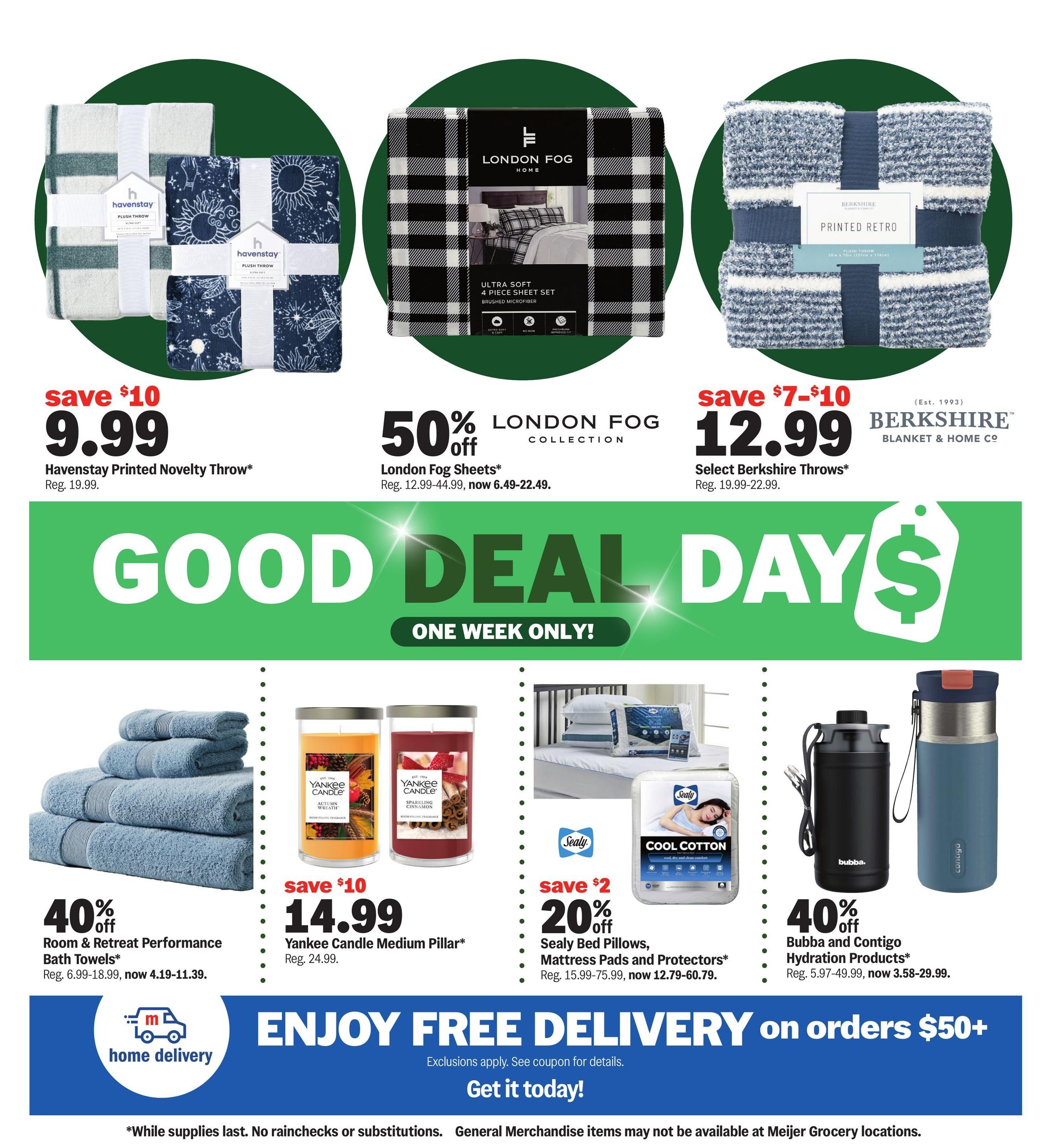Meijer (Indianapolis Area, IN) good deal days. one week only! Weekly Ad October 7 - 13, 2026