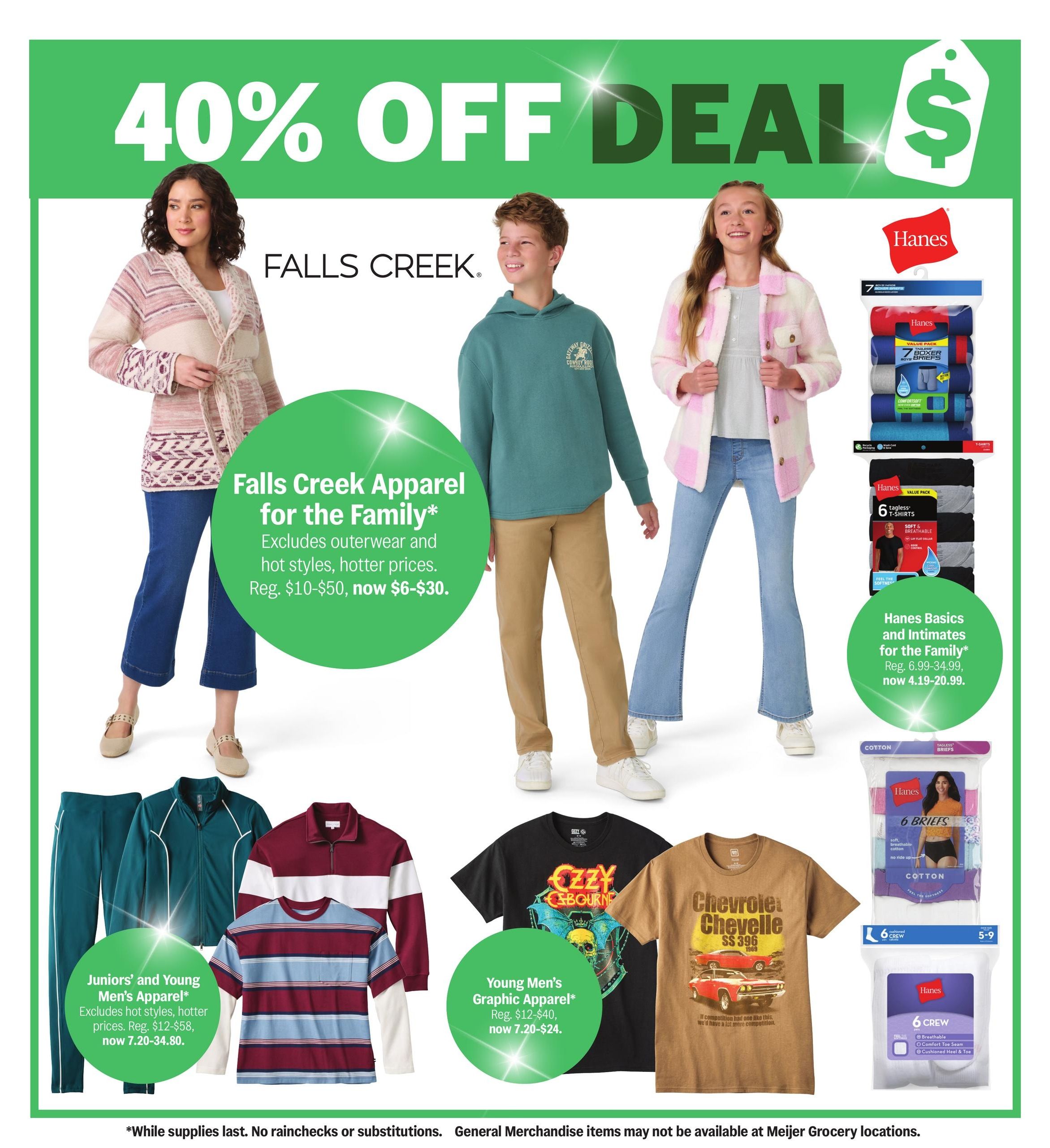 Meijer (Indianapolis Area, IN) good deal days. one week only! Weekly Ad October 7 - 13, 2026
