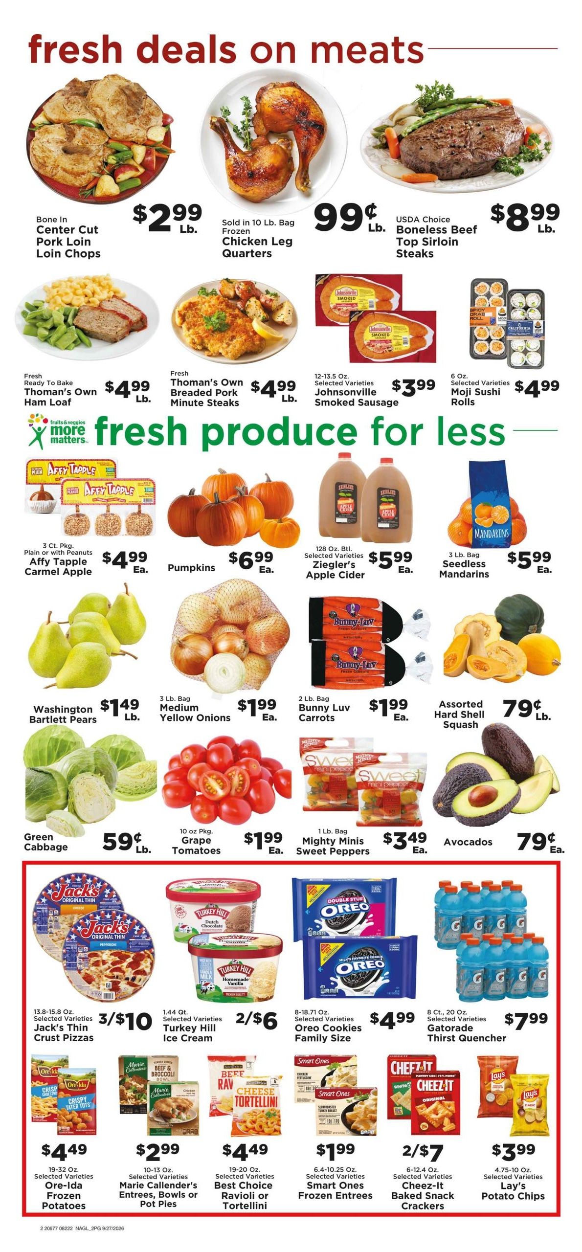 Thoman's IGA Weekly Ad September 28 - October 3, 2026