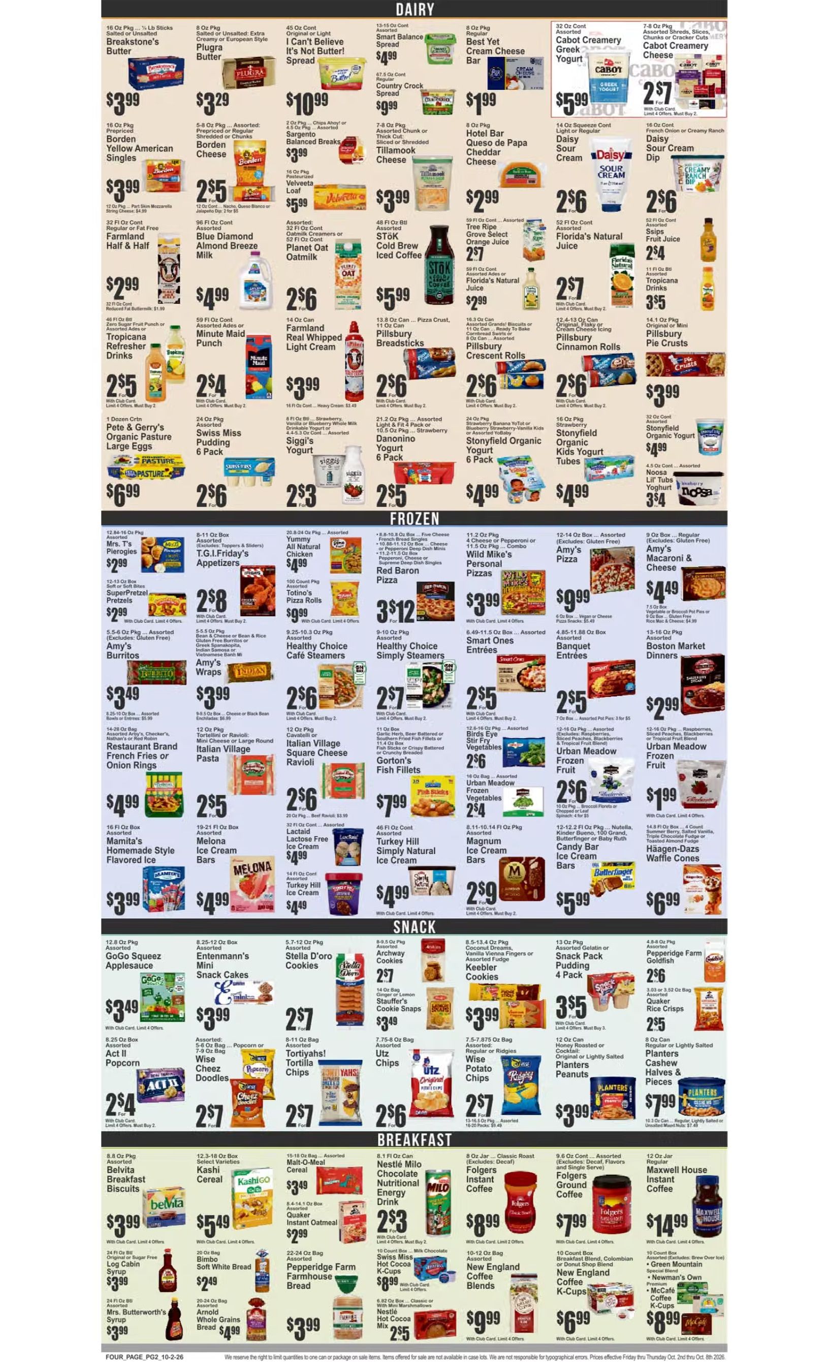 Brooklyn Fare Weekly Ad October 2 - 8, 2026