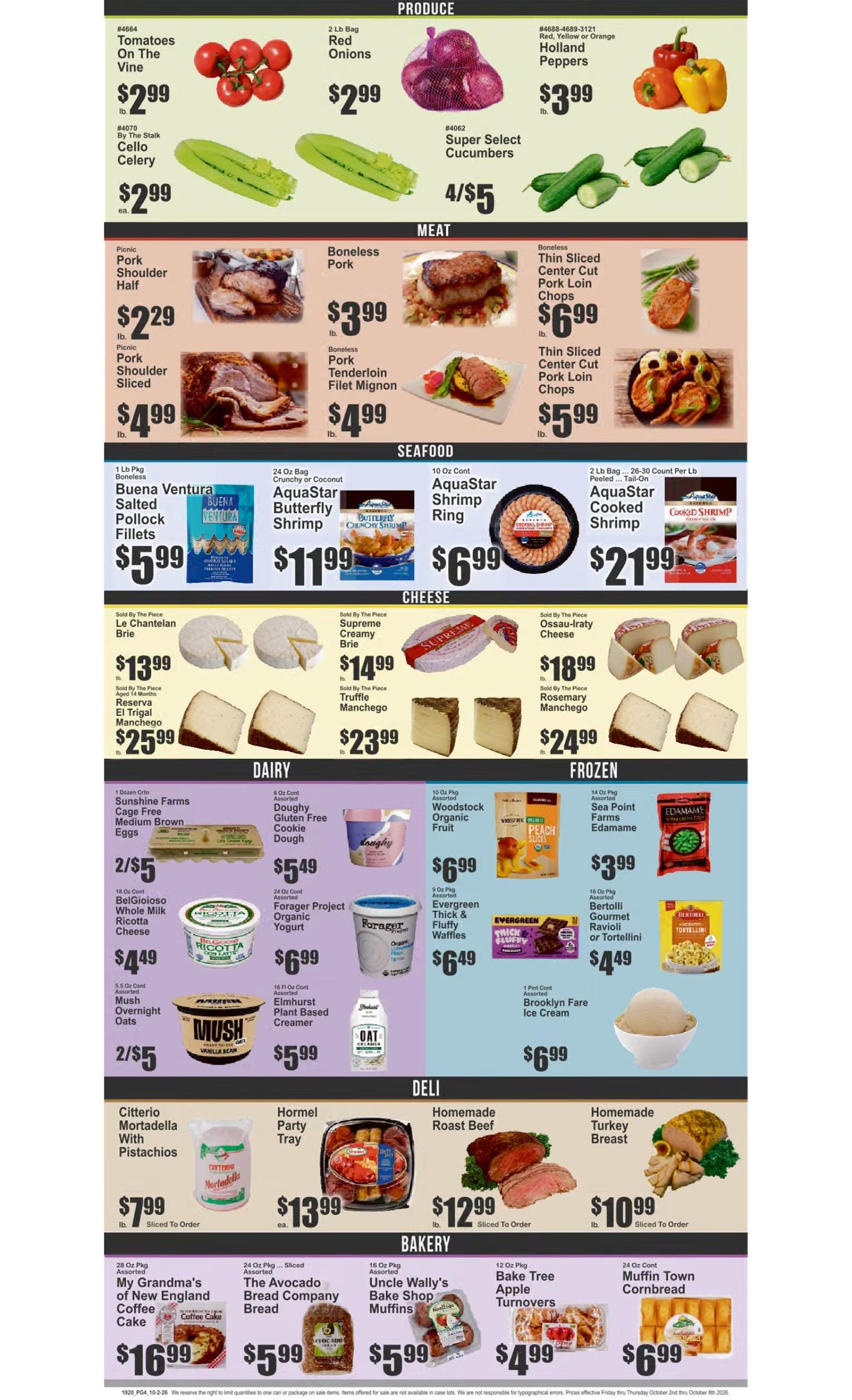 Brooklyn Fare Weekly Ad October 2 - 8, 2026