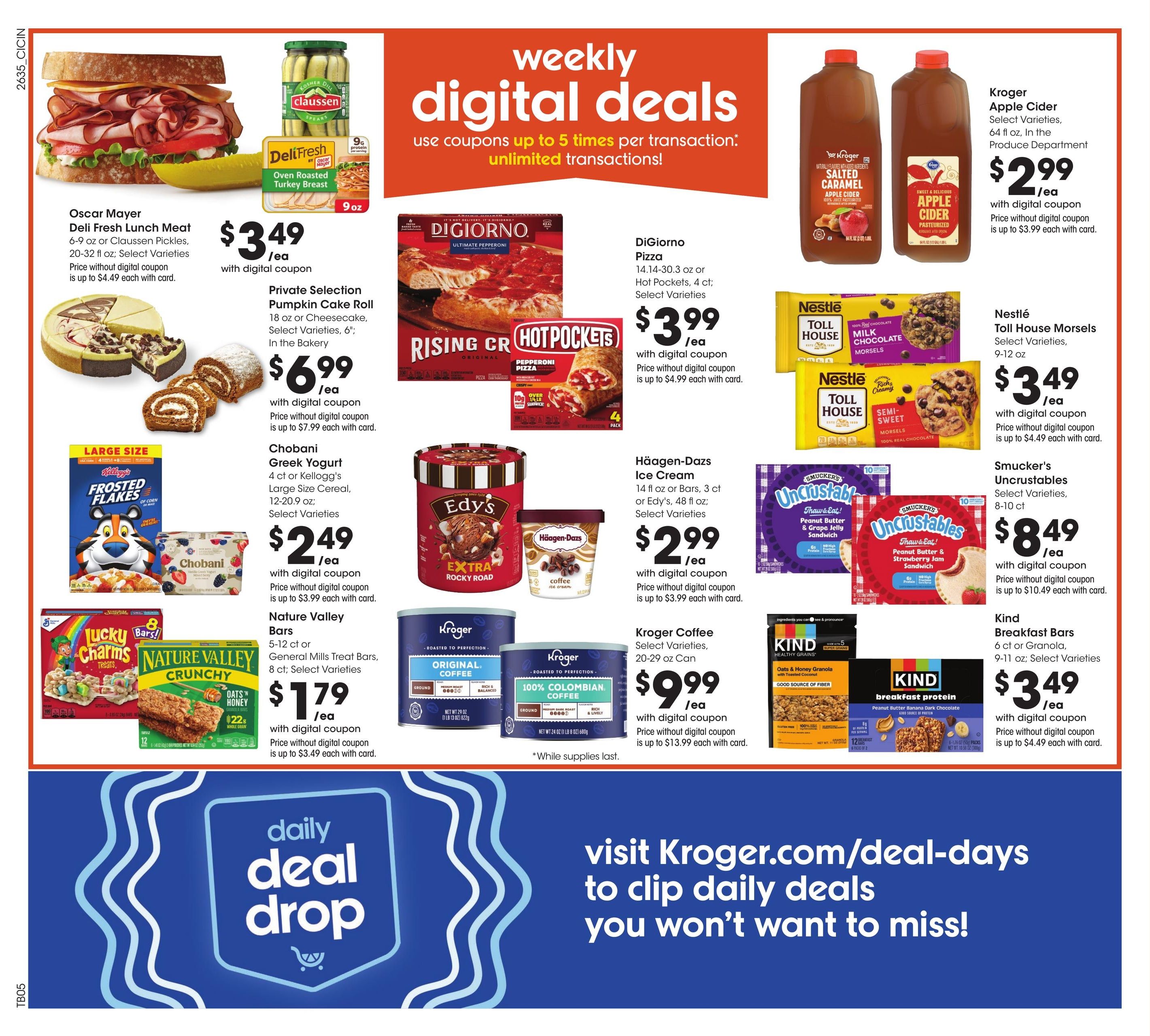 Kroger Weekly Ad September 30 - October 6, 2026