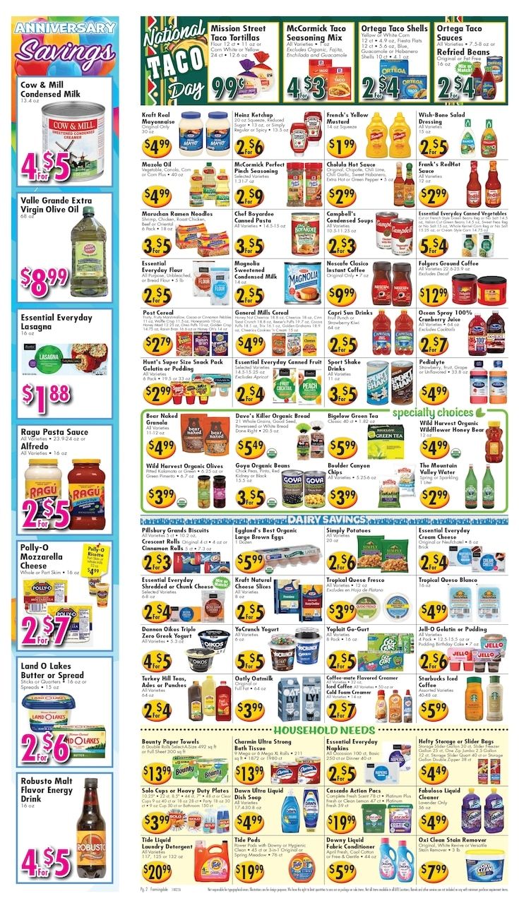 Ideal Food Basket (Farmingdale, NY) Weekly Ad October 2 - 8, 2026