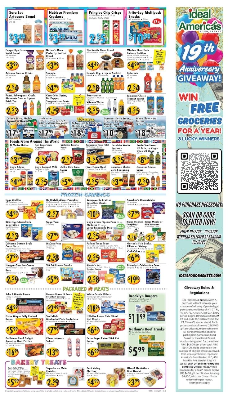 Ideal Food Basket (Farmingdale, NY) Weekly Ad October 2 - 8, 2026