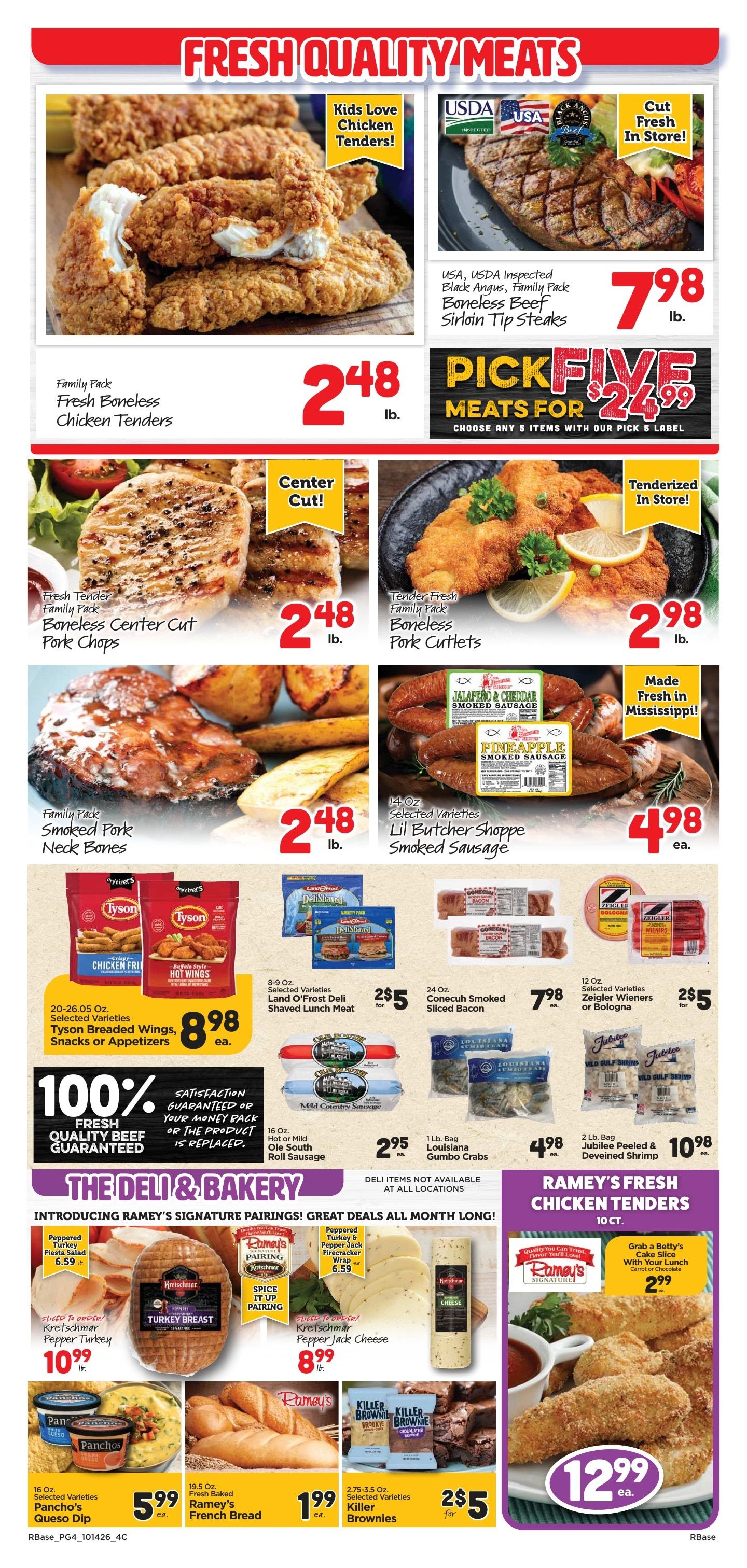 Jubilee Foods Pearl River Weekly Ad October 15 - 21, 2026