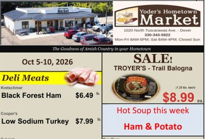 Yoder's Hometown Market Weekly Ad October 5 - 10, 2026
