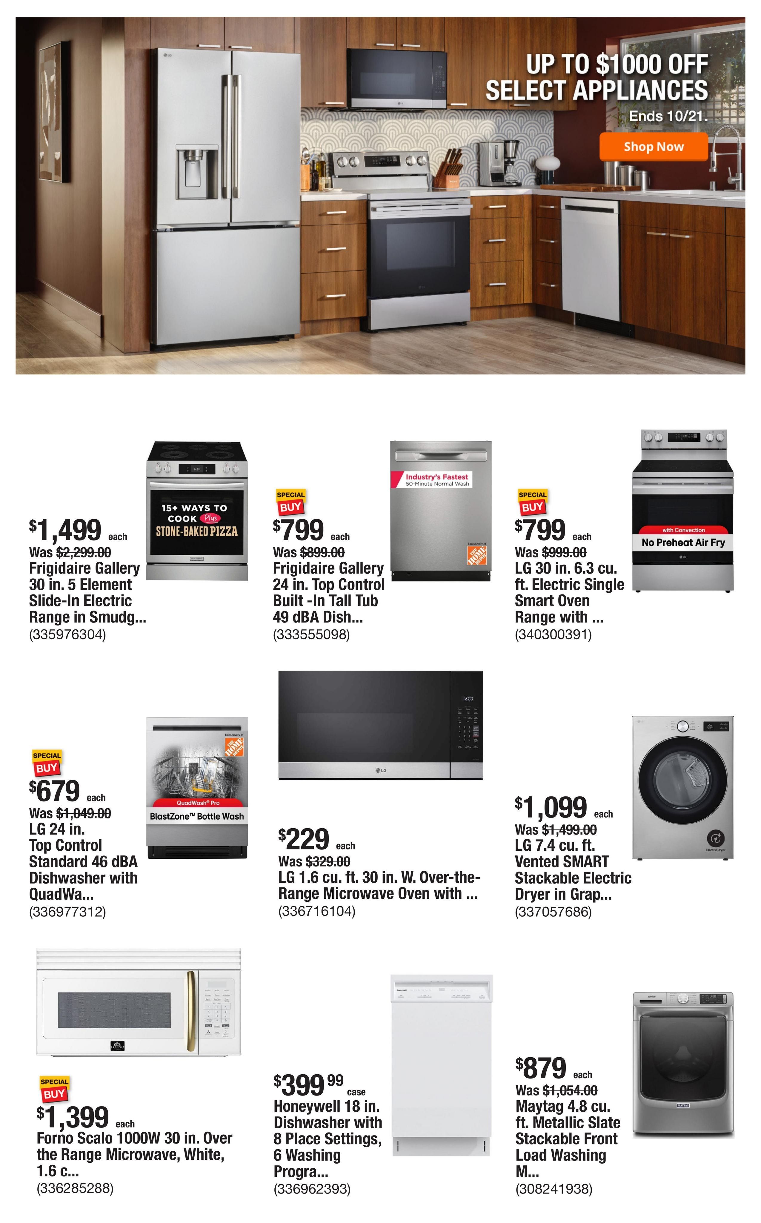 Home Depot (North Hills Area, CA) Weekly Ad October 1 - 8, 2026