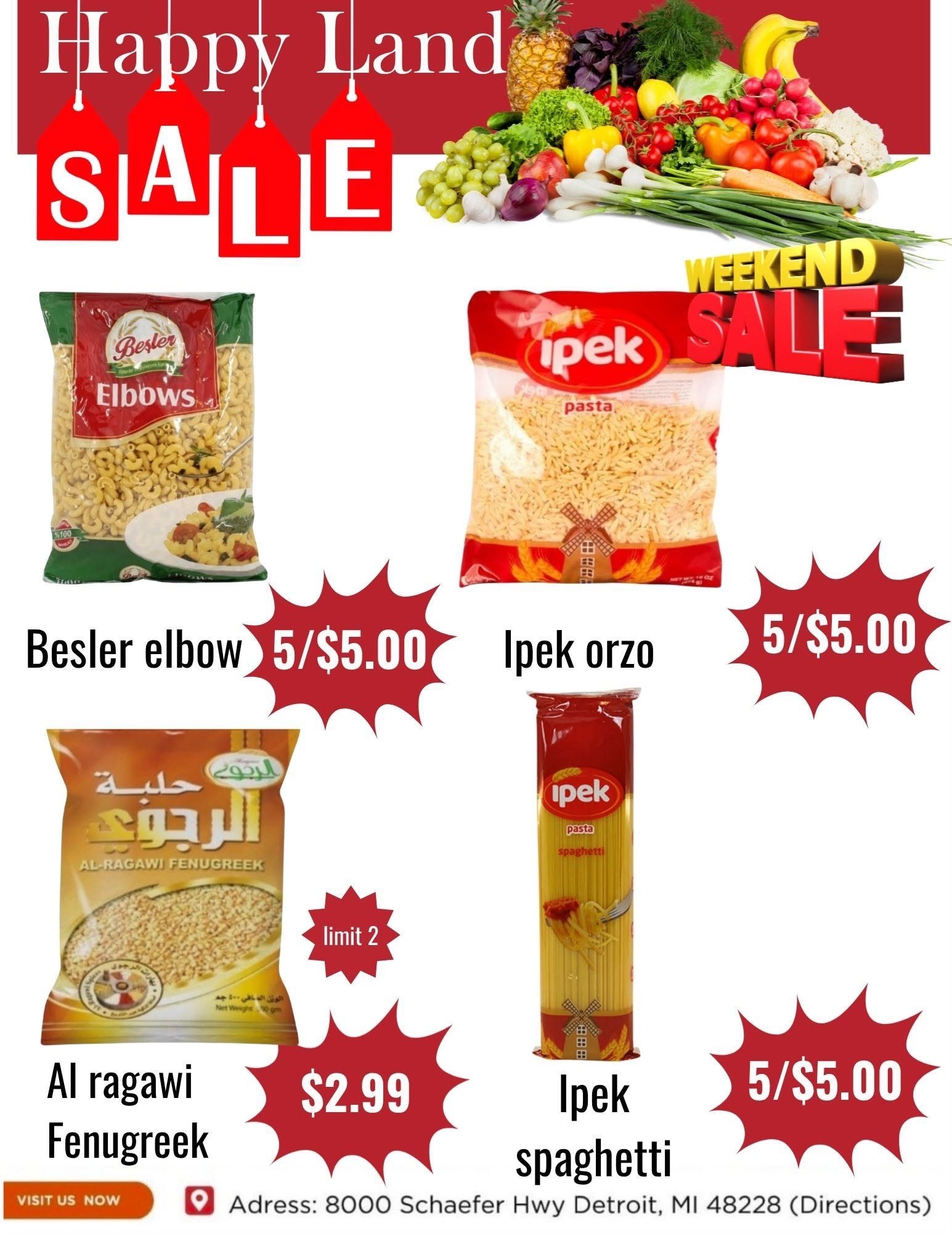 Happy Land Market (8000 Schaefer Highway, Detroit, MI) Weekly Ad October 3 - 3, 2026