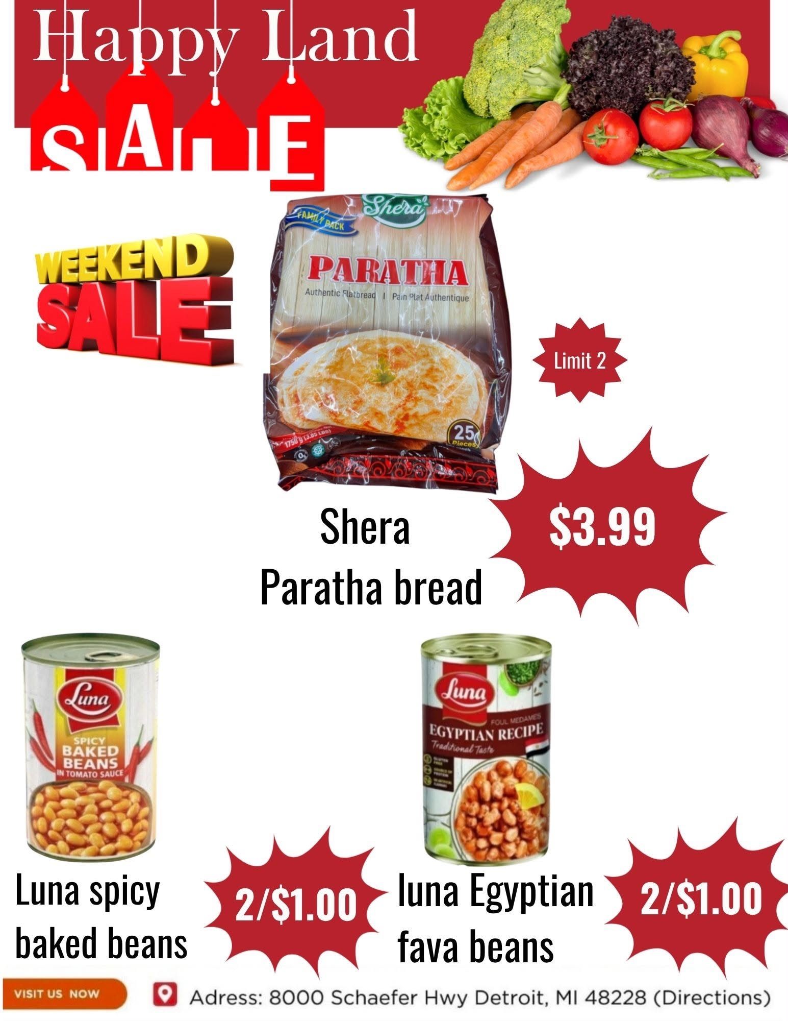 Happy Land Market (8000 Schaefer Highway, Detroit, MI) Weekly Ad October 3 - 3, 2026