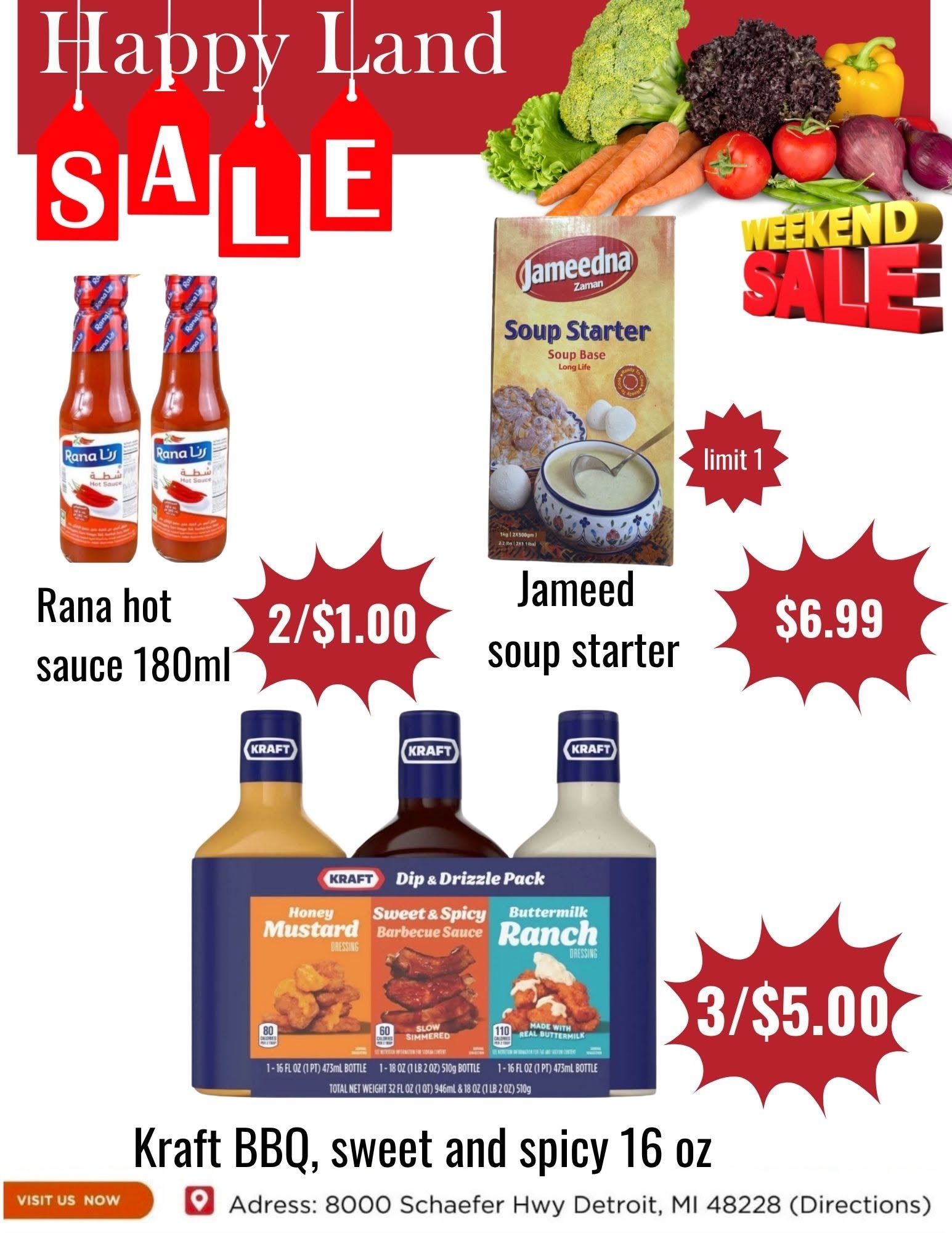 Happy Land Market (8000 Schaefer Highway, Detroit, MI) Weekly Ad October 3 - 3, 2026