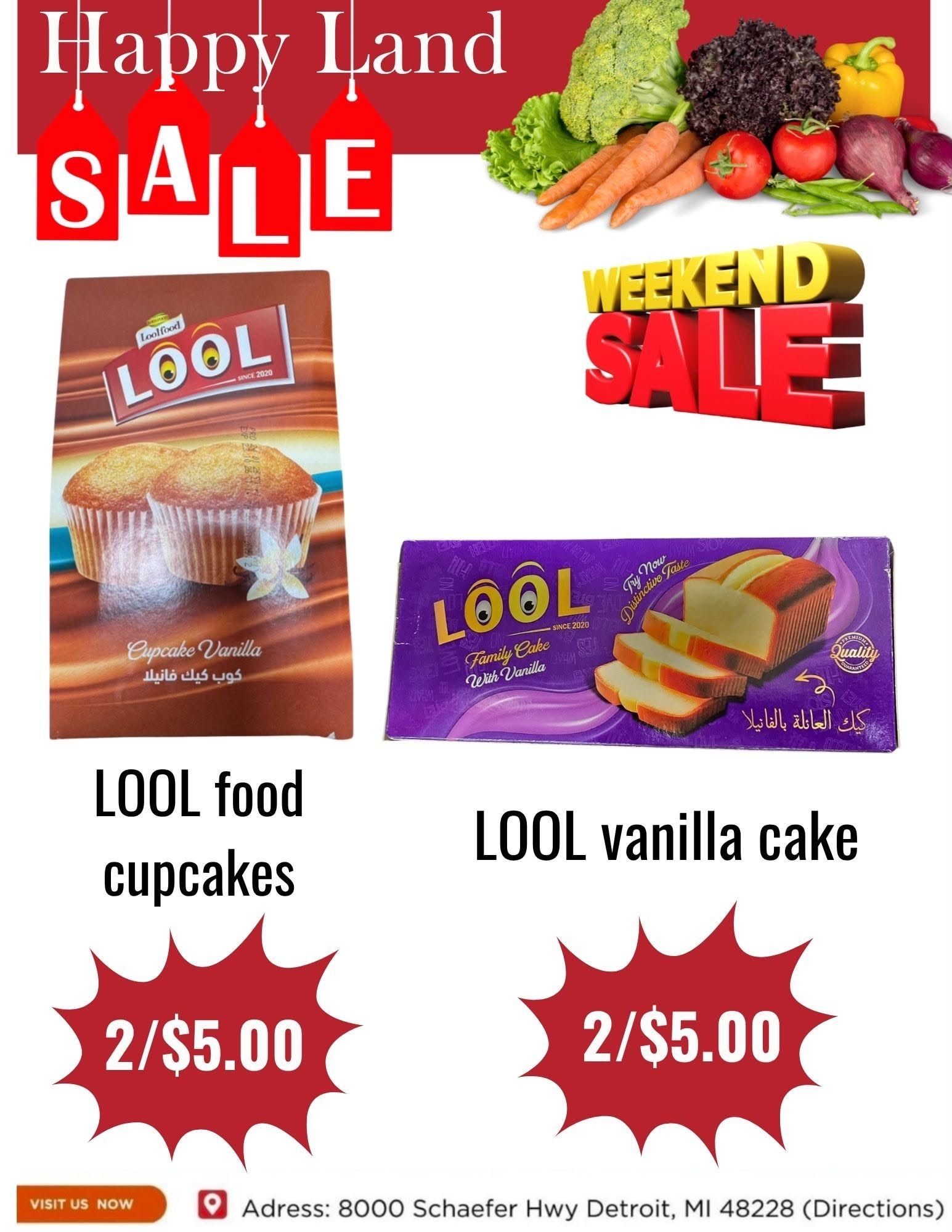 Happy Land Market (8000 Schaefer Highway, Detroit, MI) Weekly Ad October 3 - 3, 2026