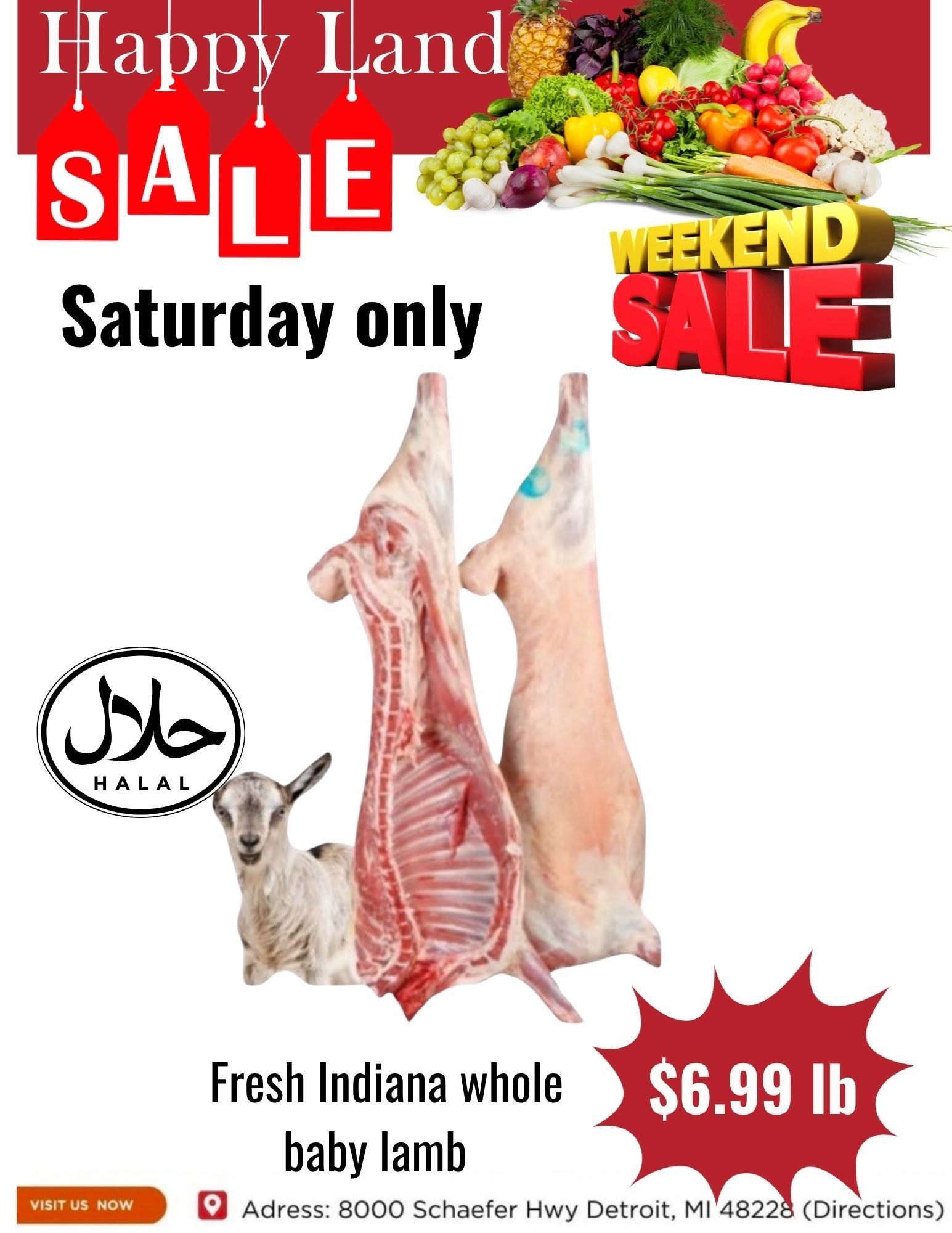 Happy Land Market (8000 Schaefer Highway, Detroit, MI) Weekly Ad October 3 - 3, 2026