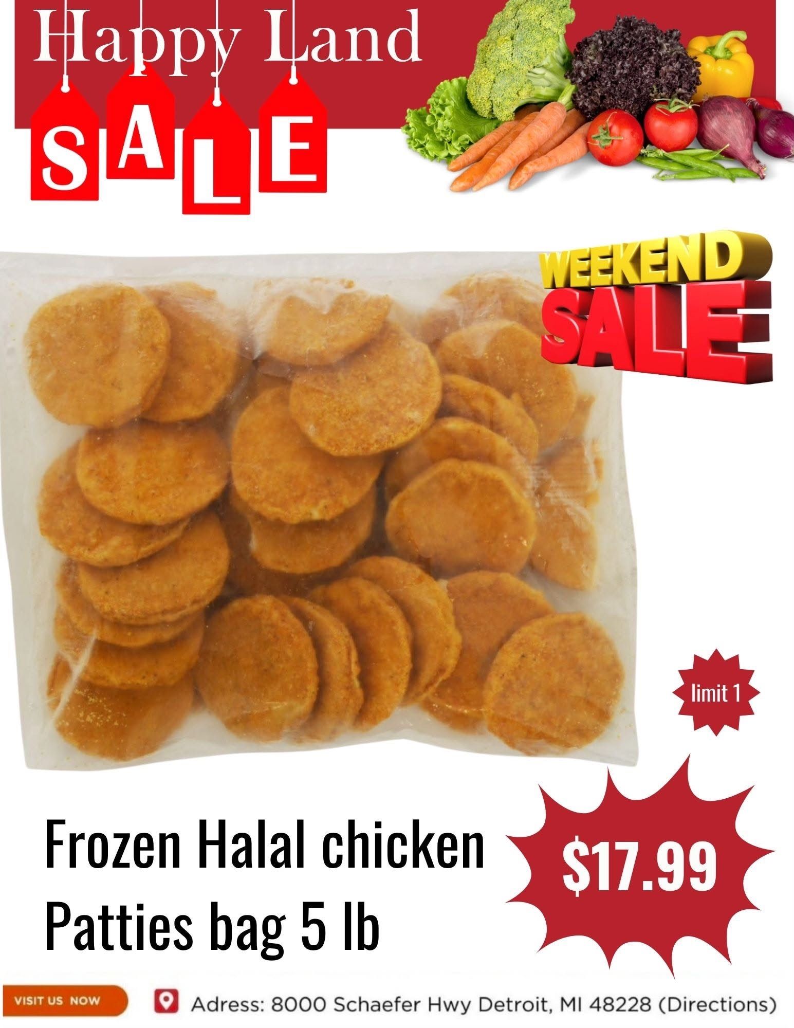 Happy Land Market (8000 Schaefer Highway, Detroit, MI) Weekly Ad October 3 - 3, 2026