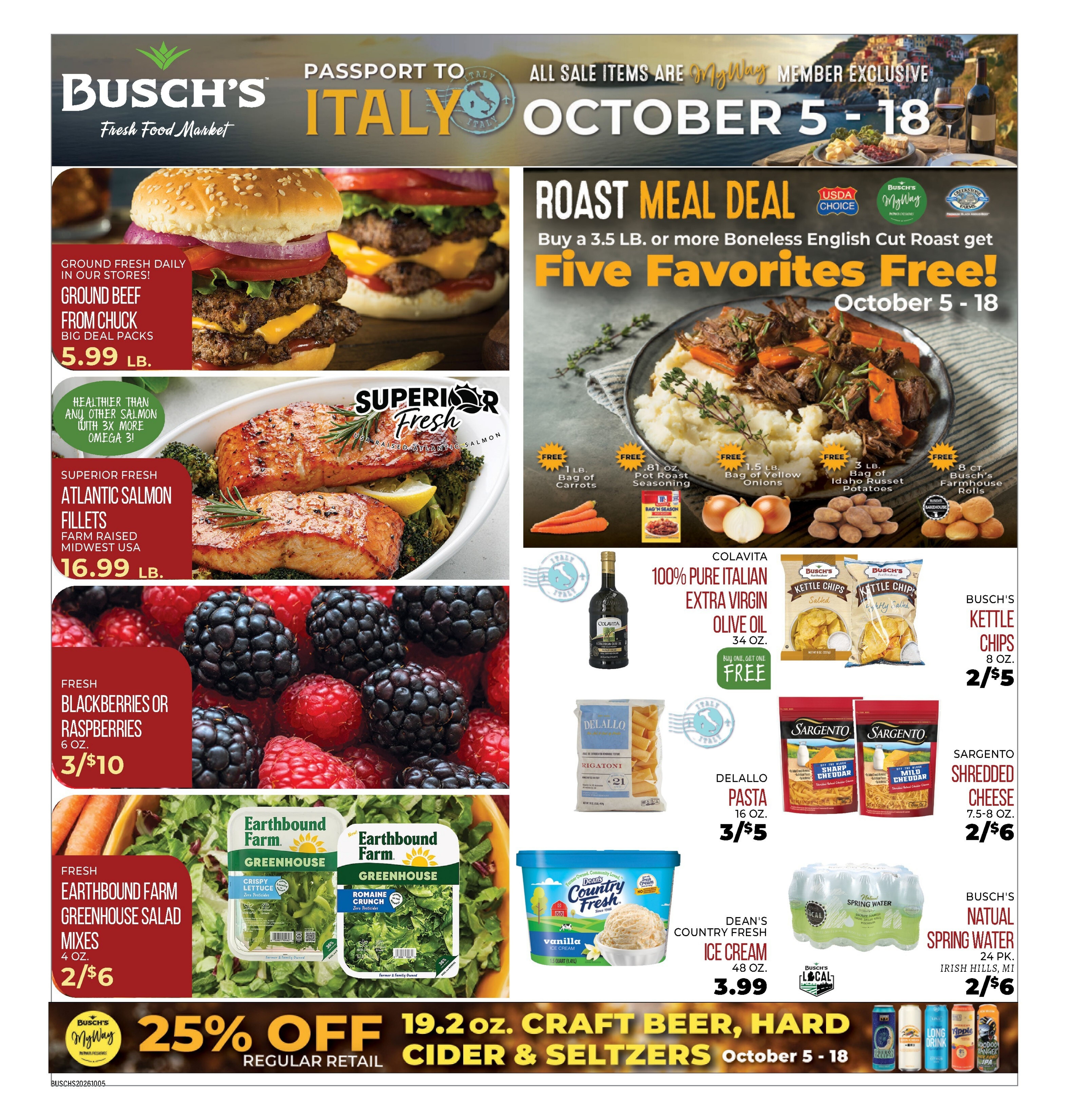 Busch's Fresh Food Market Weekly Ad October 5 - 18, 2026