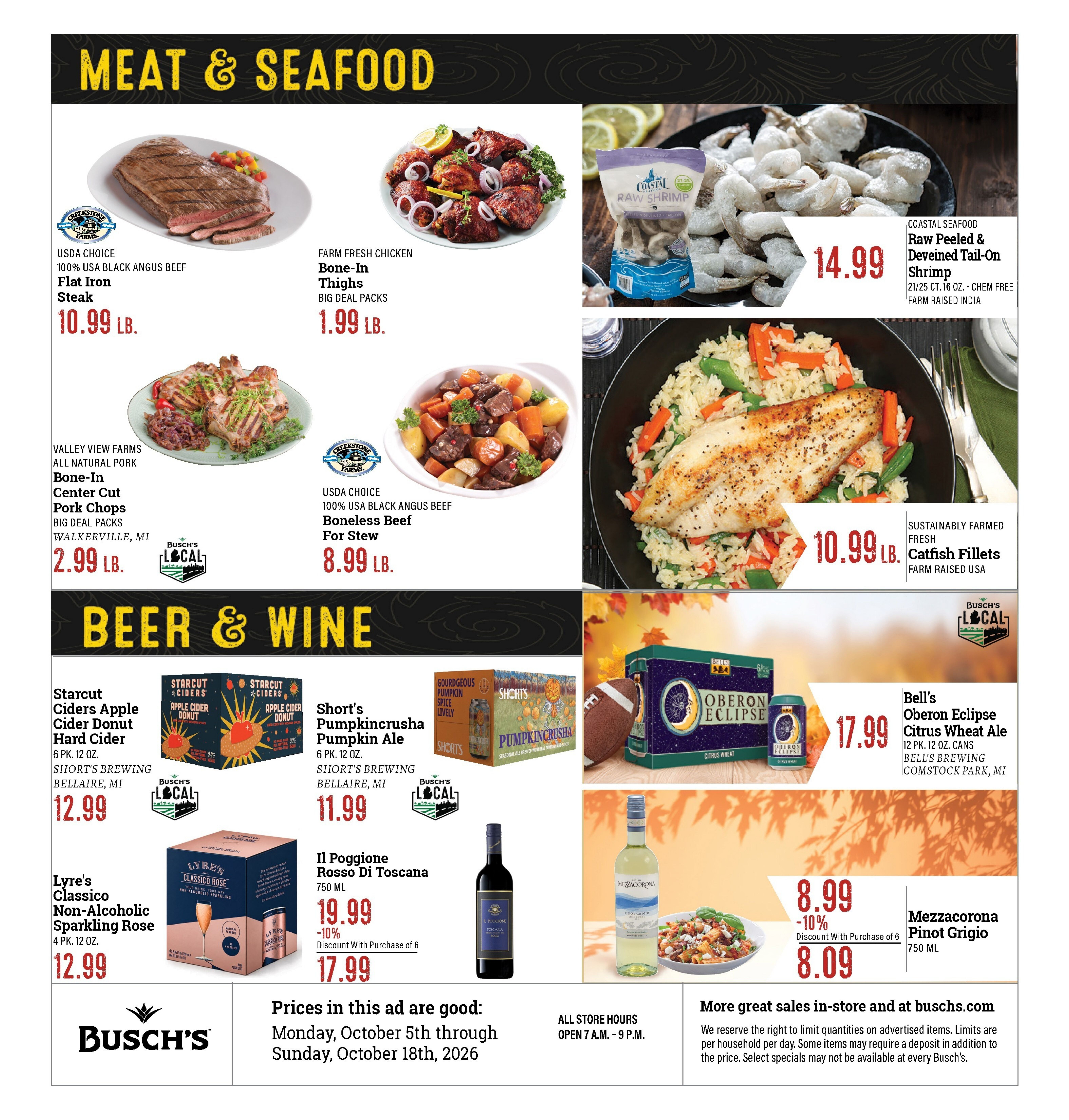 Busch's Fresh Food Market Weekly Ad October 5 - 18, 2026