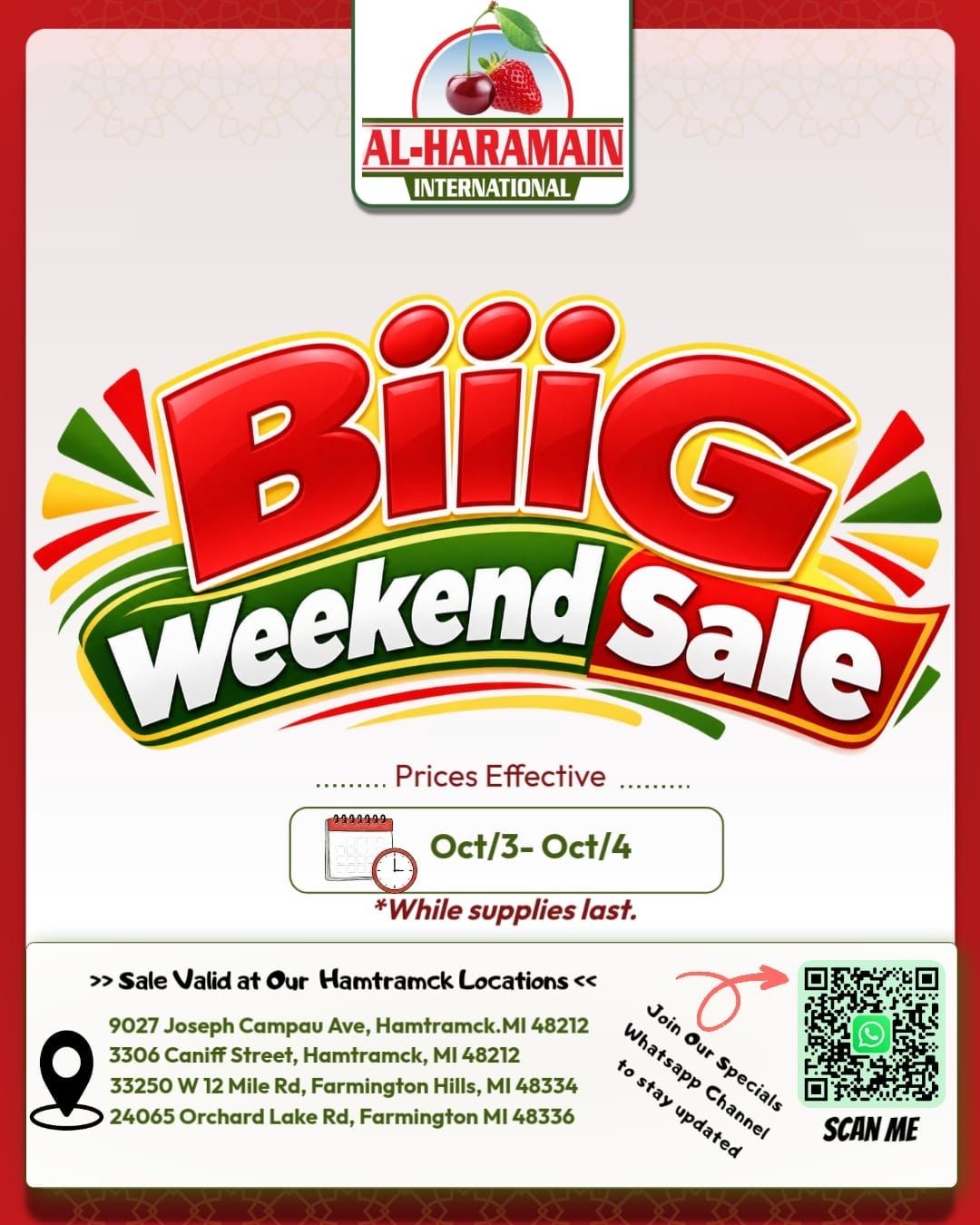 Al-Haramain International Weekly Ad October 3 - 4, 2026