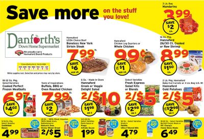 Danforth's Supermarket Weekly Ad October 4 - 10, 2026