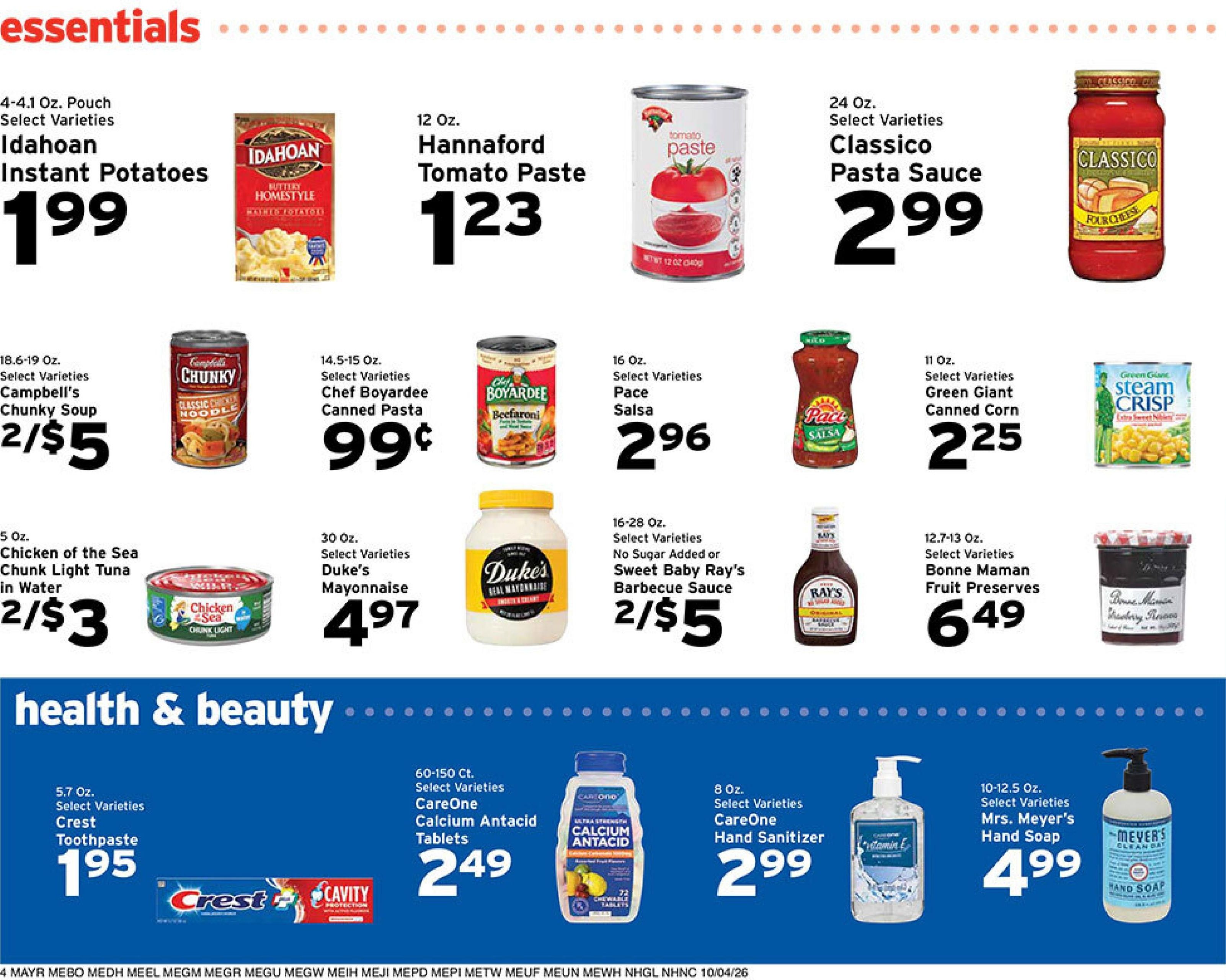 Danforth's Supermarket Weekly Ad October 4 - 10, 2026