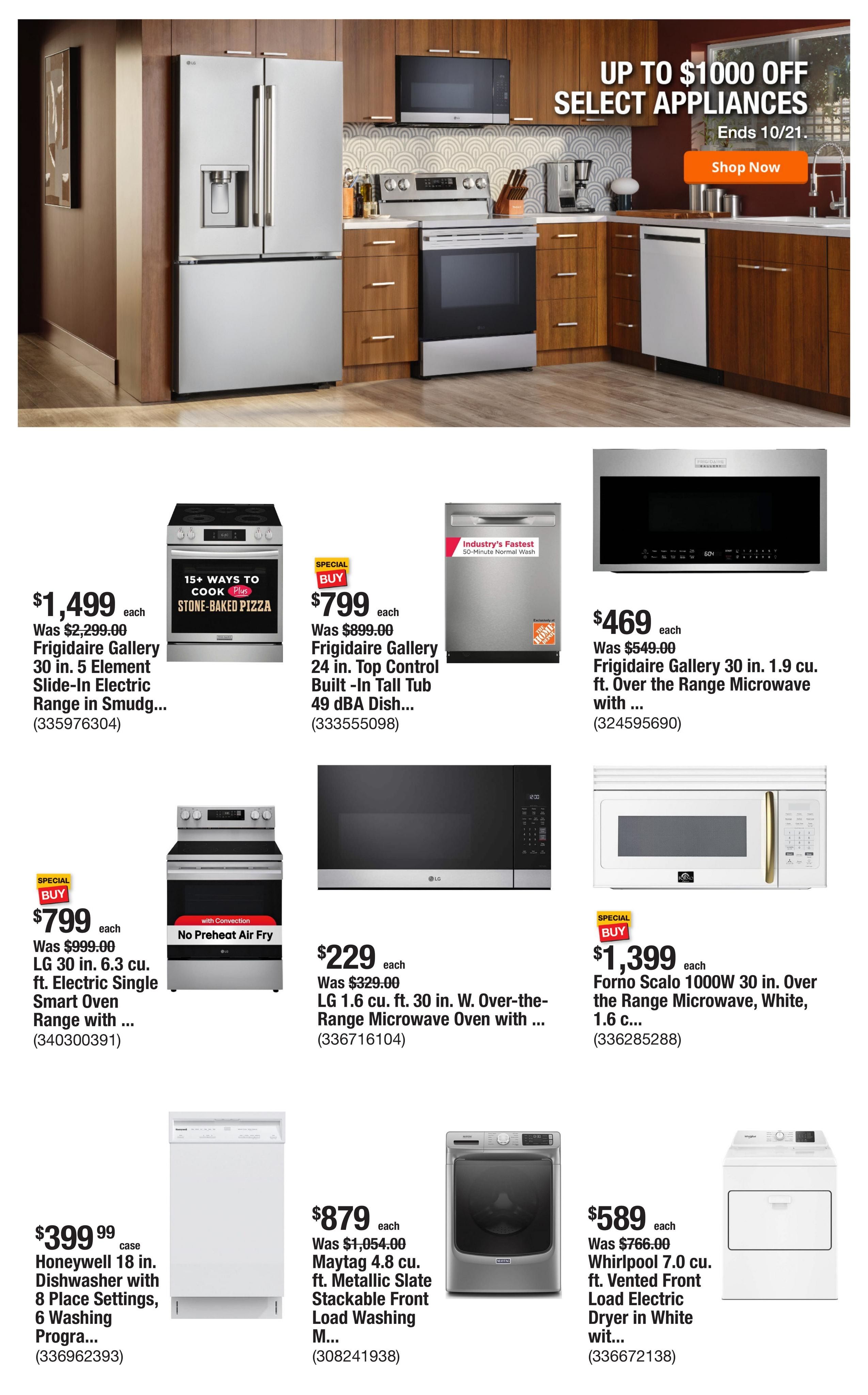 Home Depot (Huntsville Area, AL) Weekly Ad October 1 - 8, 2026