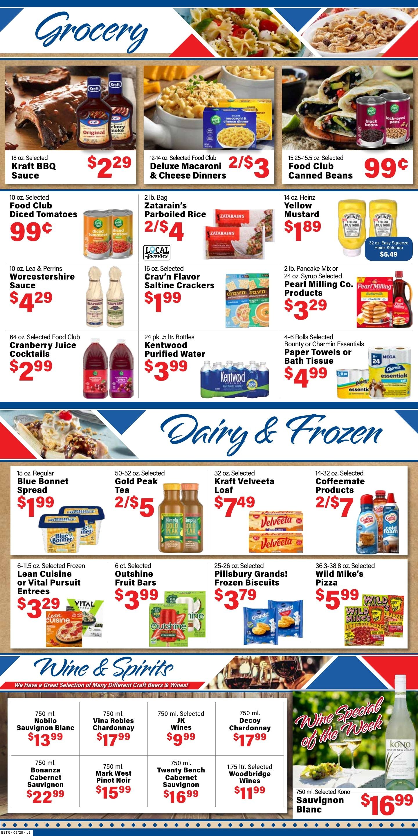 Bet-R Store Weekly Ad October 1 - 7, 2026