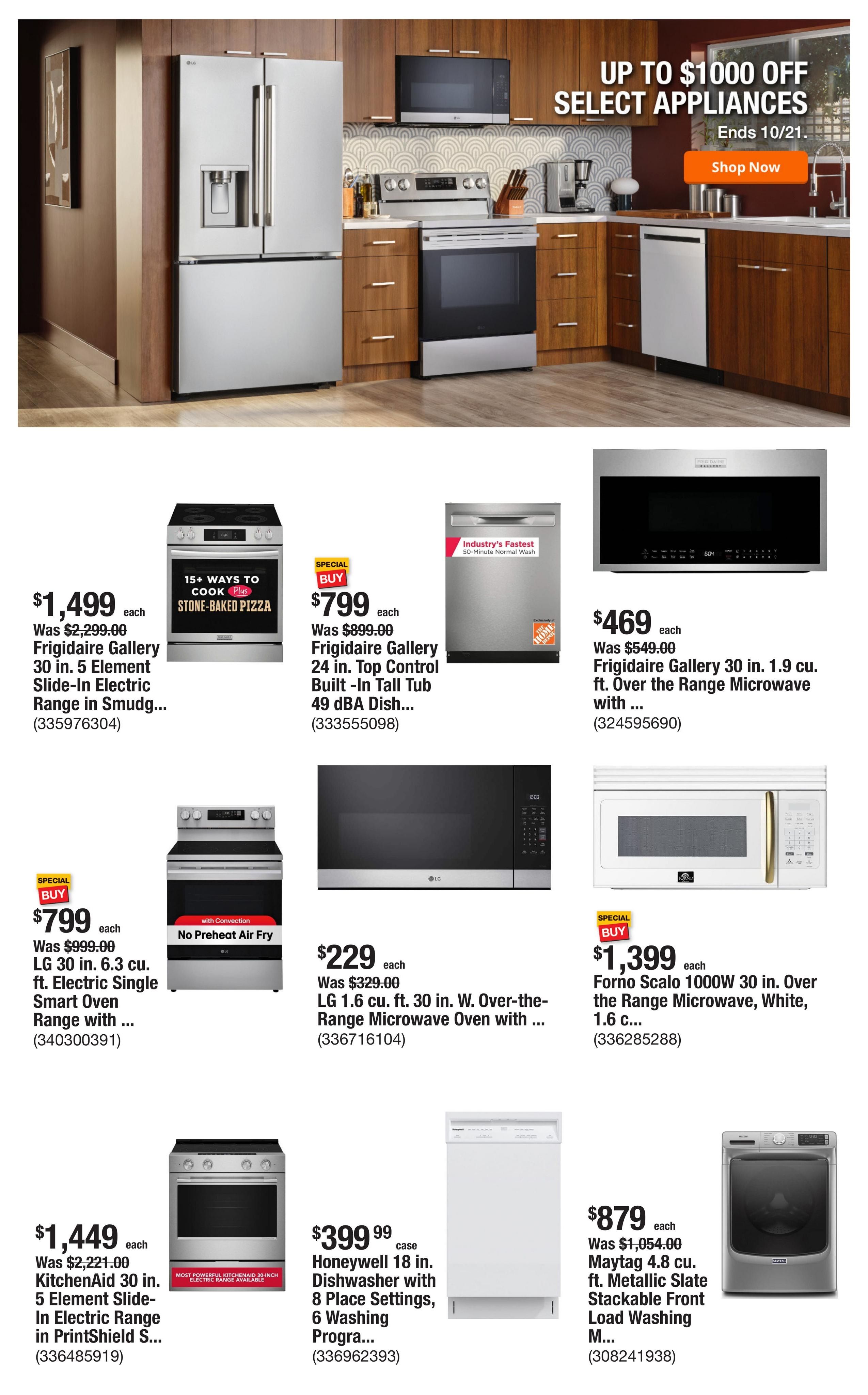 Home Depot (Akron Area, OH) Weekly Ad October 1 - 8, 2026