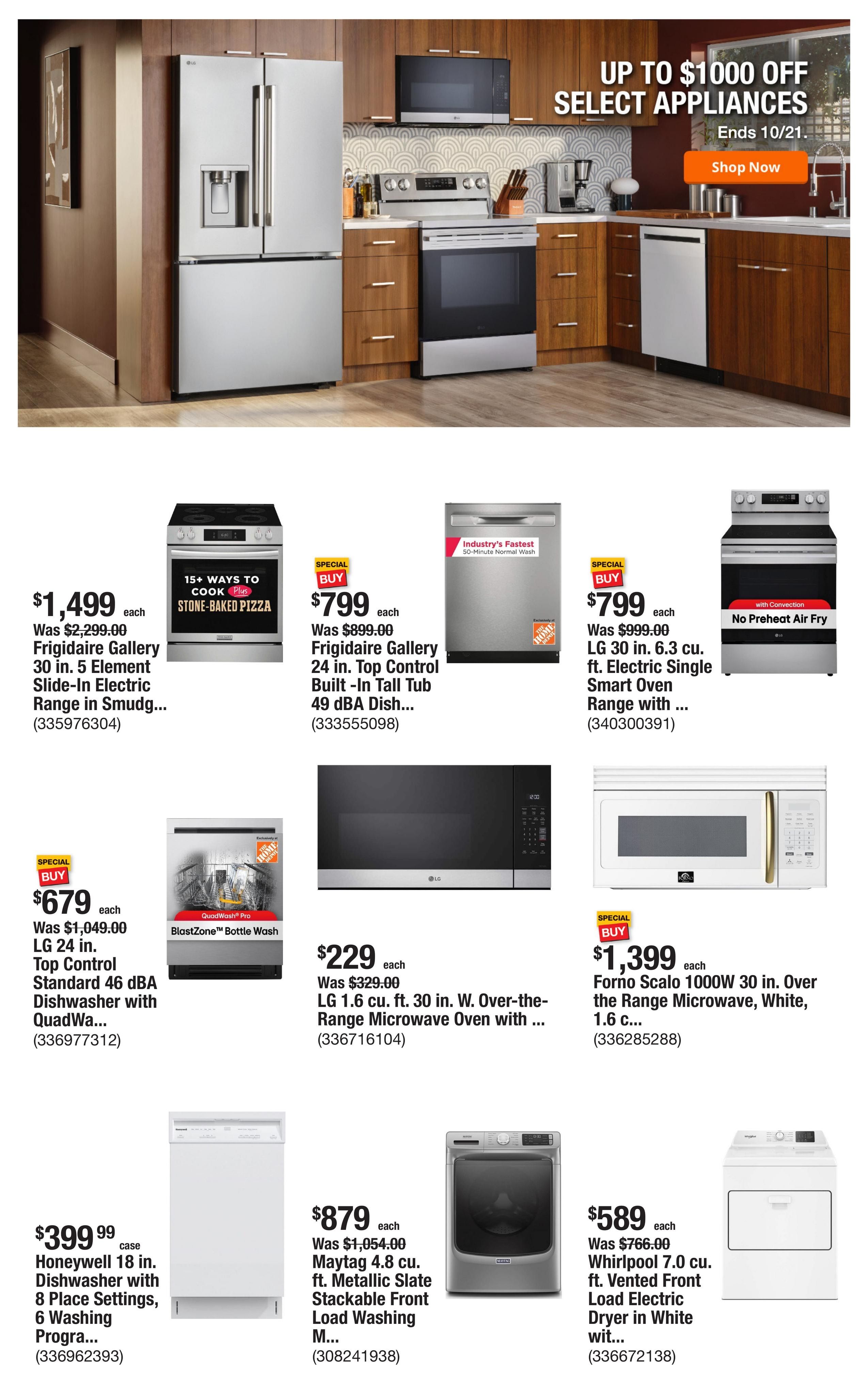 Home Depot (Lake Mary Area, FL) Weekly Ad October 1 - 8, 2026