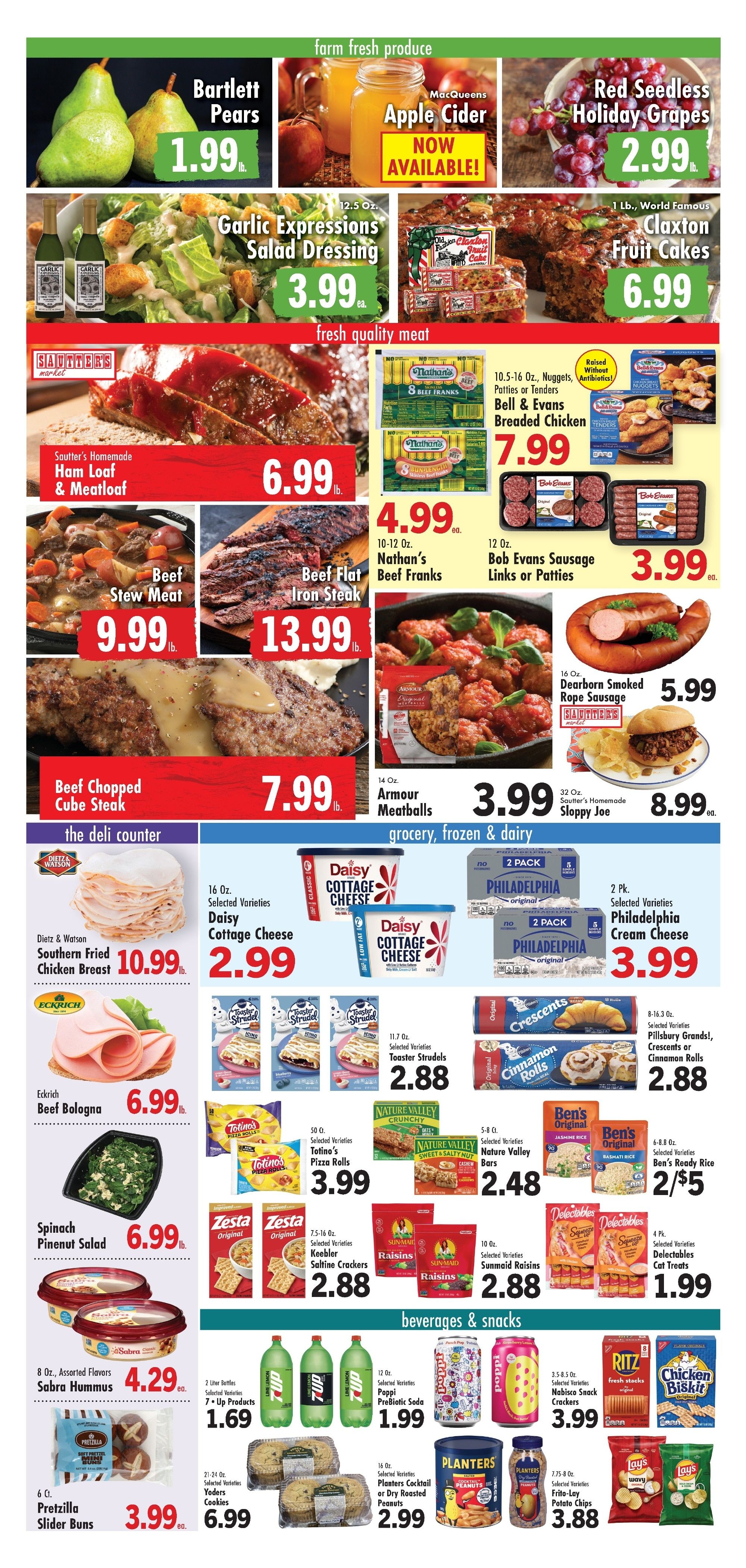 Sautter's Market Weekly Ad October 3 - 9, 2026