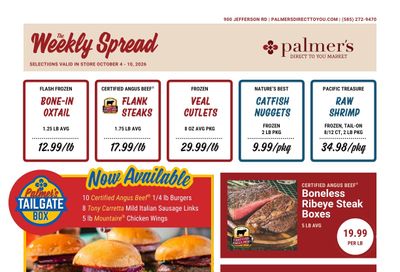 Palmer's Direct To You Market Weekly Ad October 4 - 10, 2026