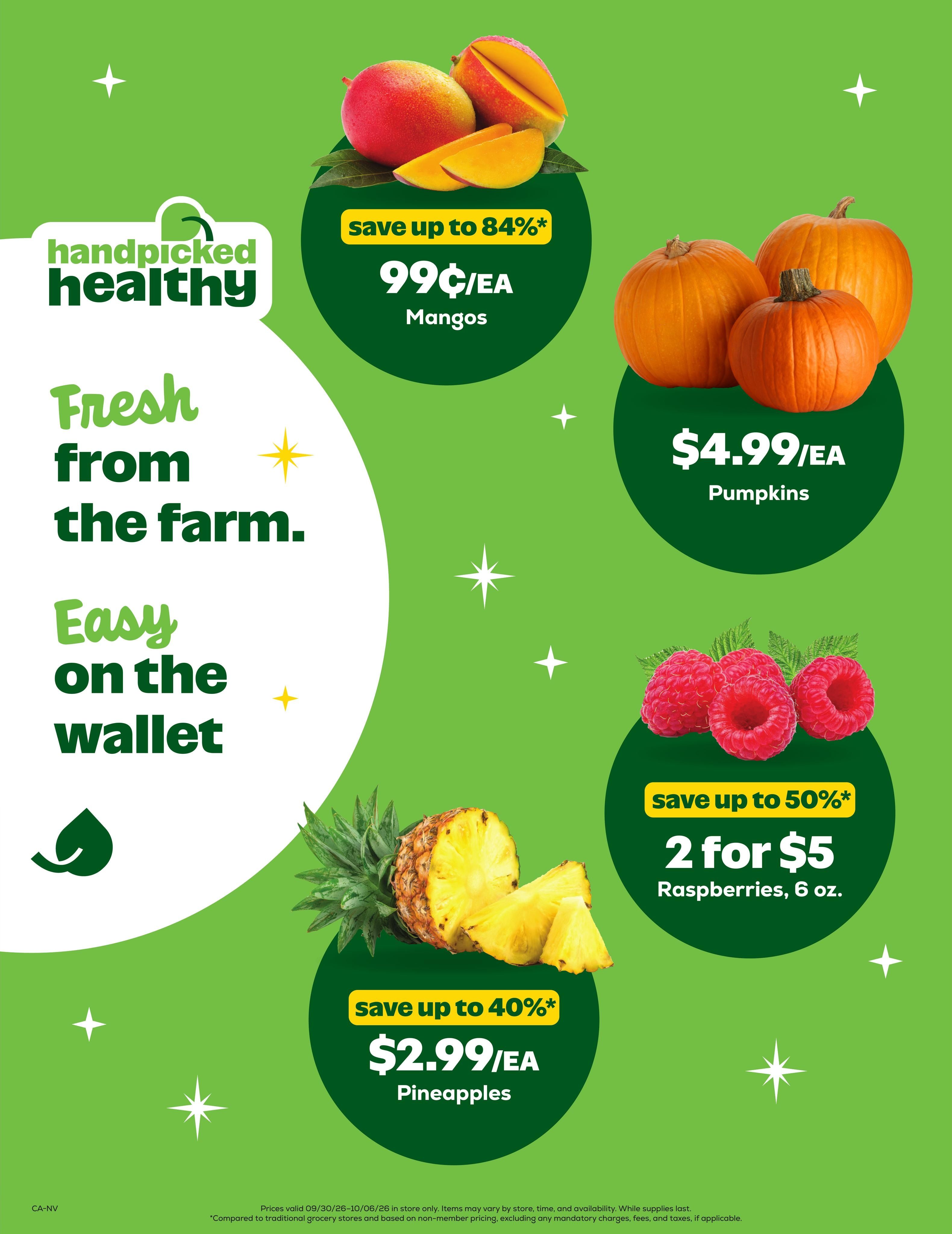 Grocery Outlet Weekly Ad September 30 - October 6, 2026
