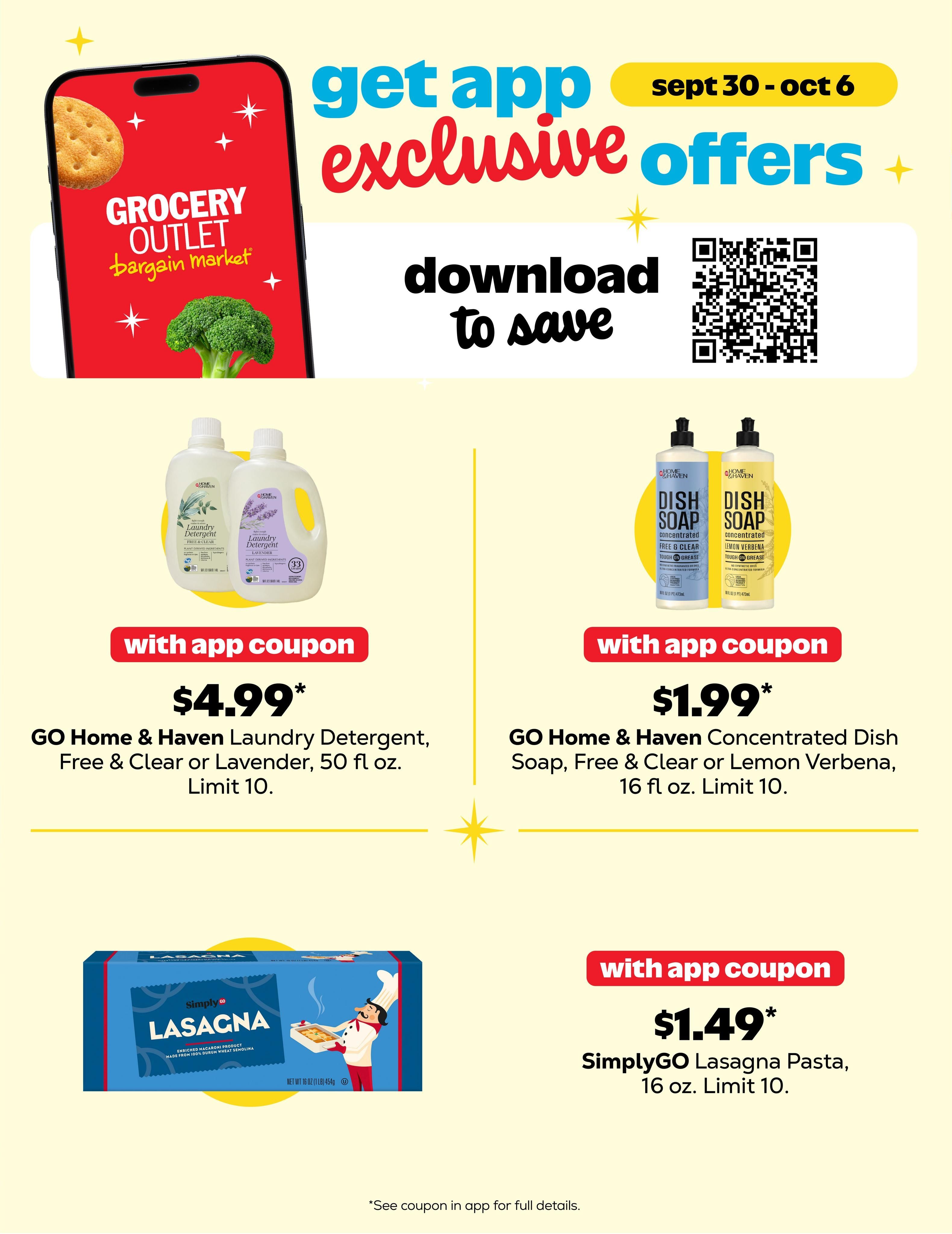 Grocery Outlet Weekly Ad September 30 - October 6, 2026