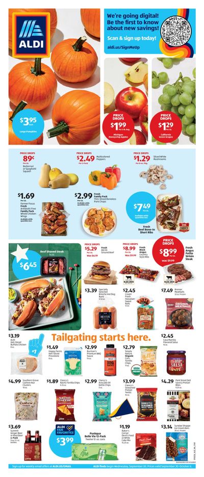 ALDI (Thornton Area, IL) Weekly Ad September 30 - October 6, 2026