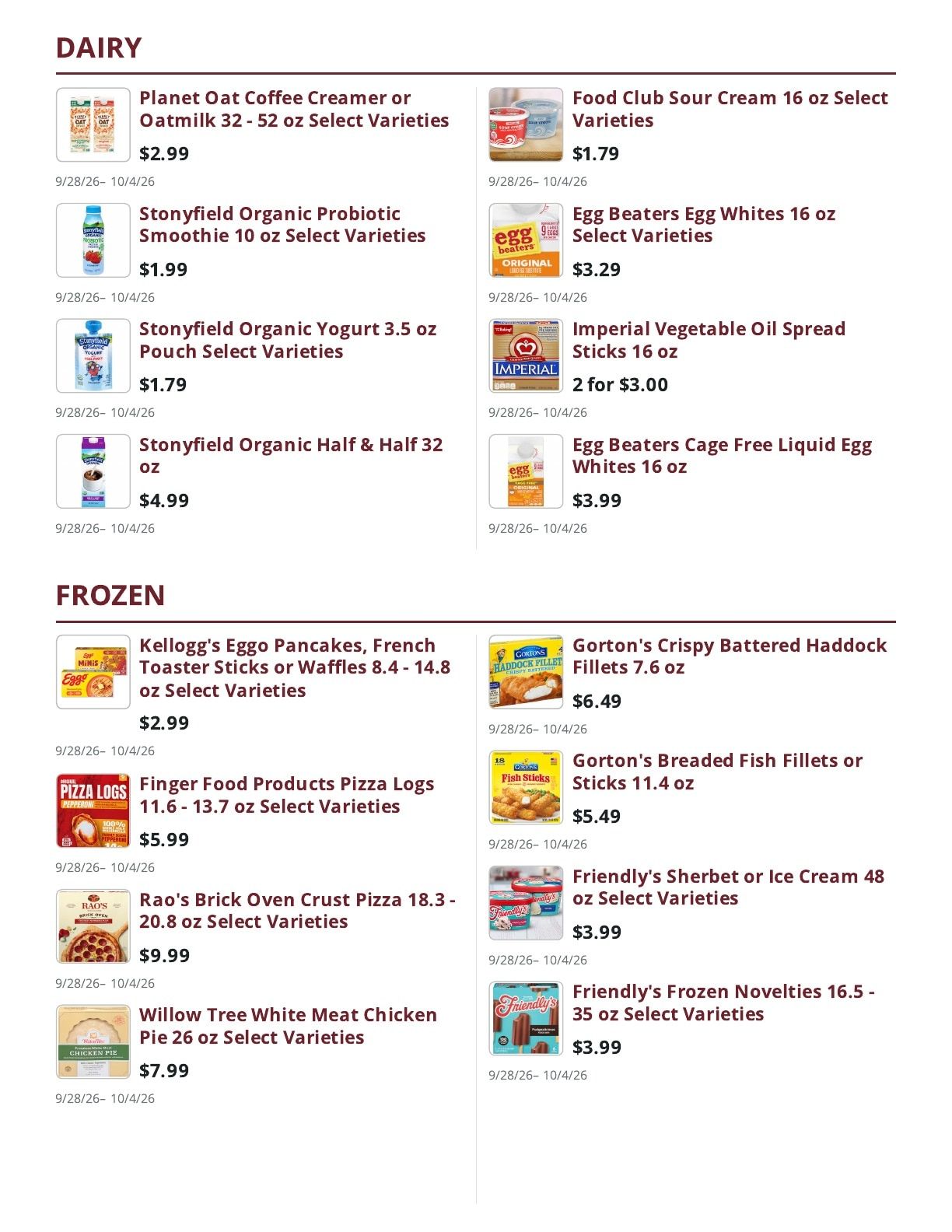 Ralph's Supermarket Weekly Ad September 28 - October 4, 2026
