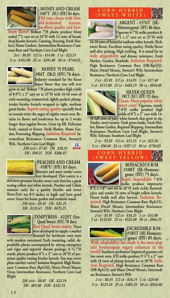 Willhite Seed Seed Catalog Weekly Ad January 1 - December 31, 2026